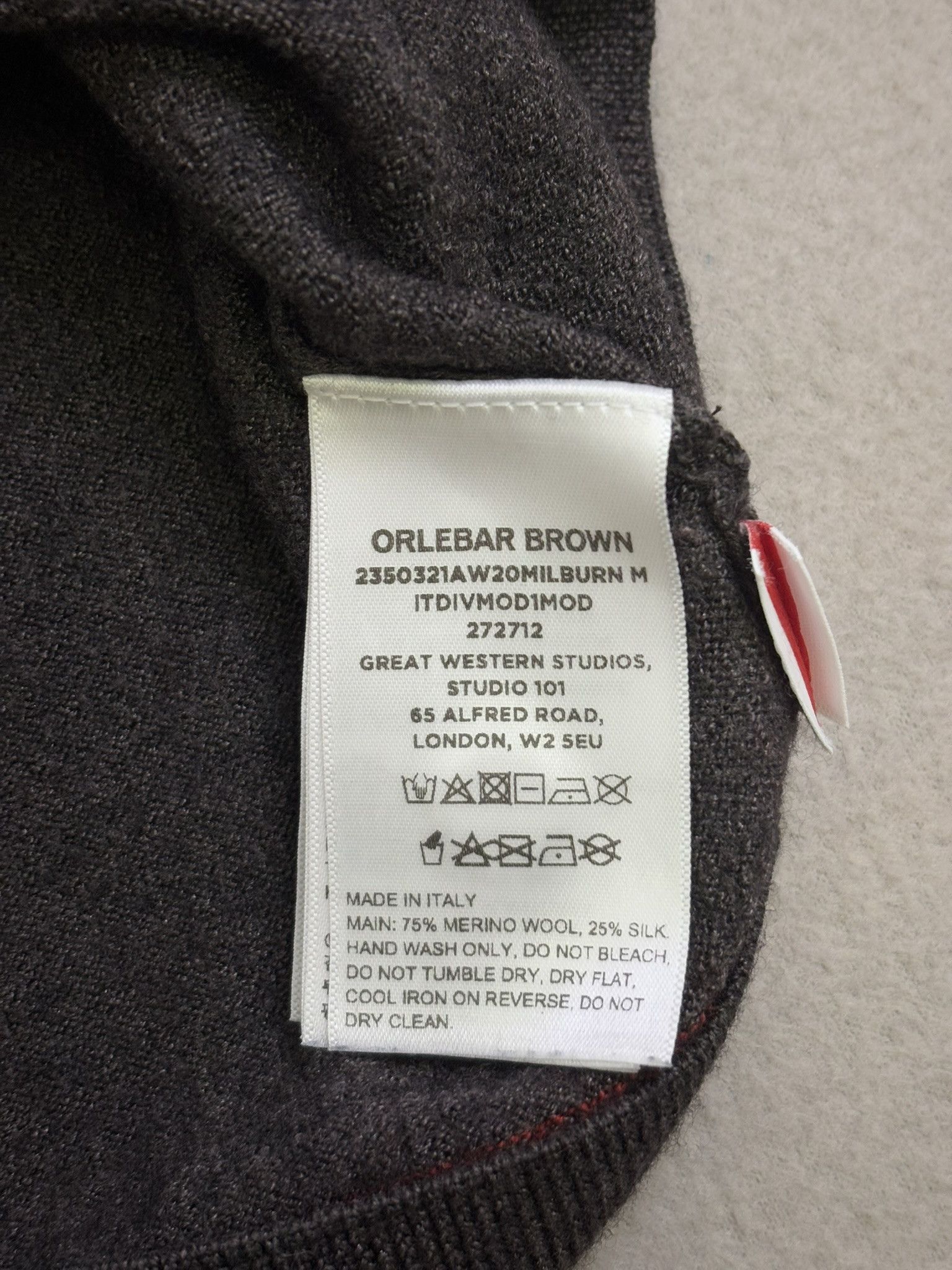 Orlebar Brown Polo Orlebar Brown Wool Silk Size US S / EU 44-46 / 1 - 12 Thumbnail
