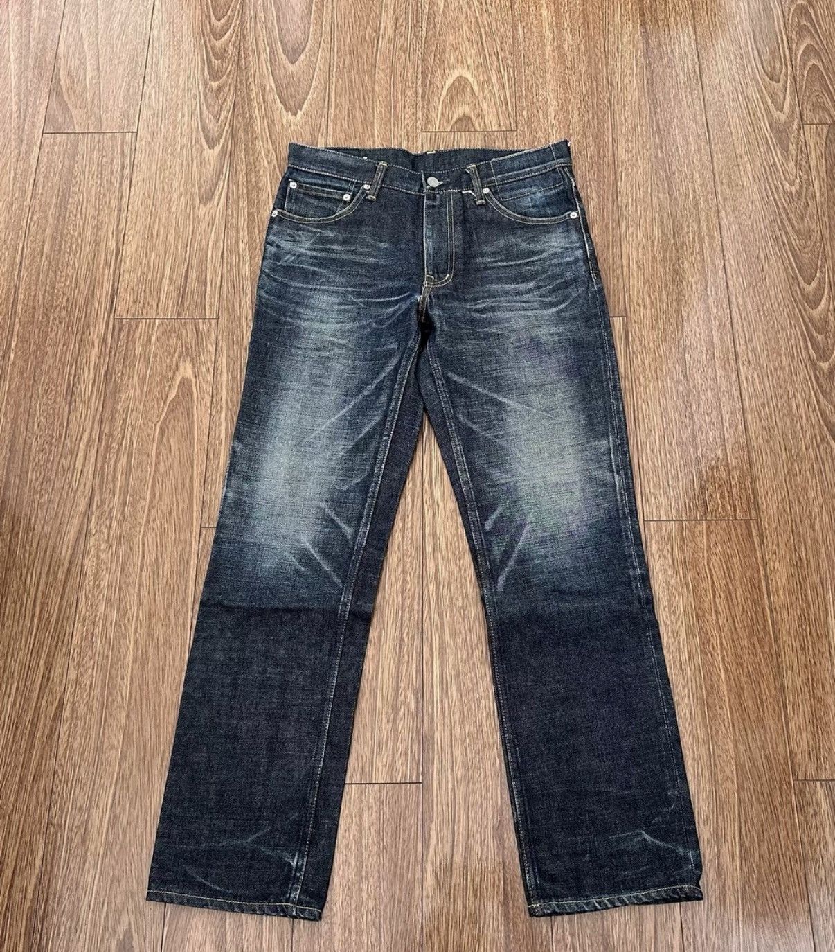 Visvim VISVIM SOCIAL SCULPTURE NON WASHED NW - Washed Denim Jeans Size US 34 / EU 50 - 1 Thumbnail