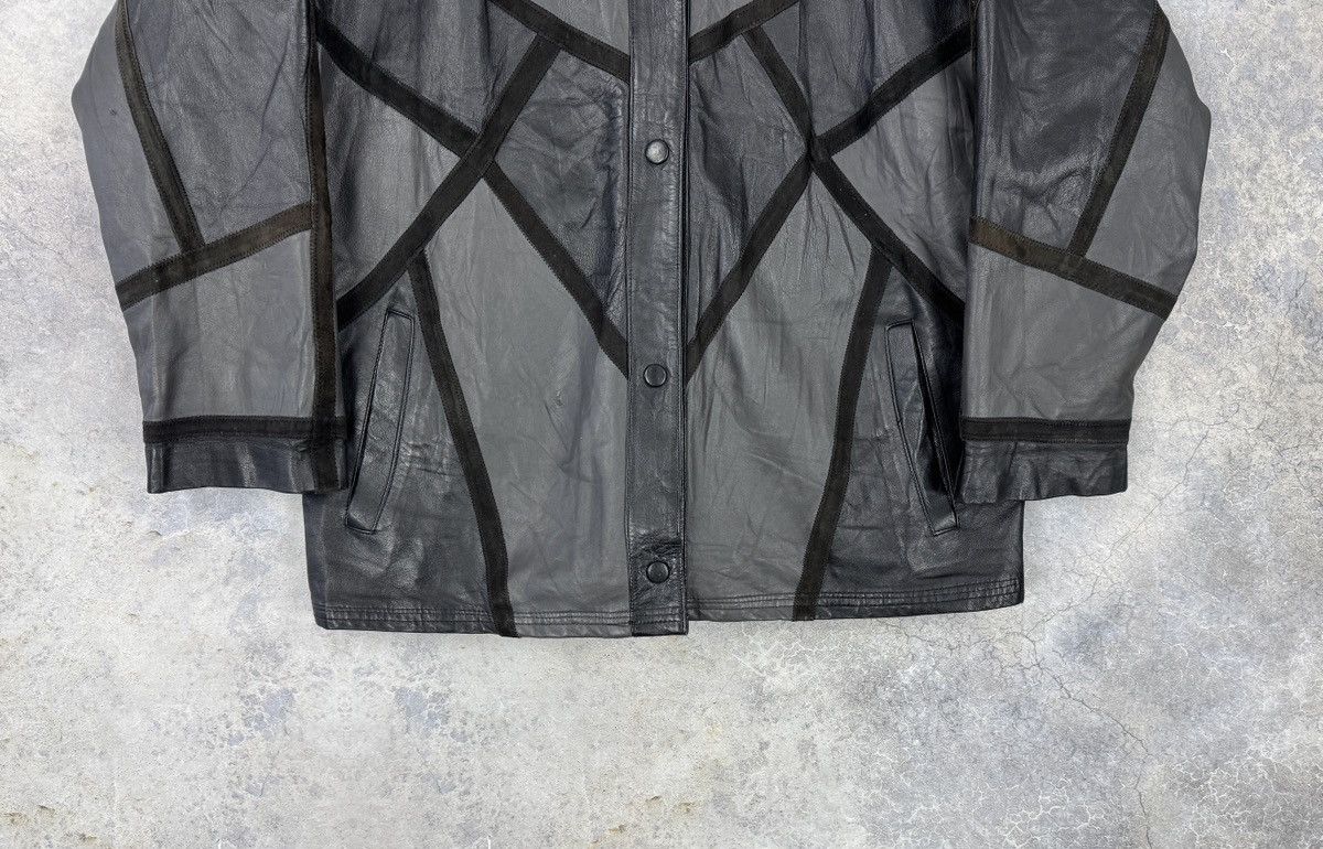 Yves Saint Laurent 1980s Vintage Yves Saint Laurent Leather Patch Work Women’s Size XL / US 12-14 / IT 48-50 - 5 Thumbnail