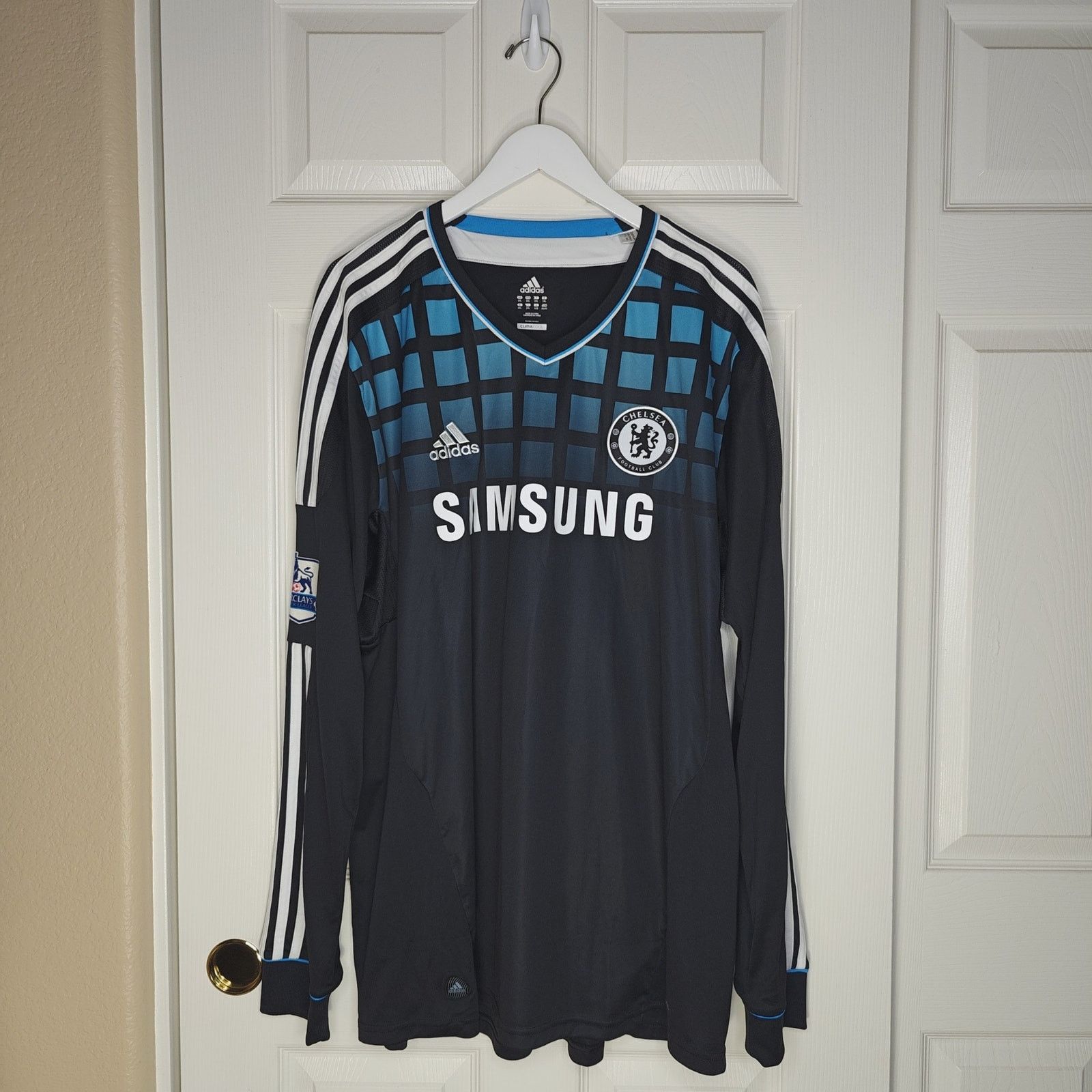 Adidas Chelsea Away 2011-2012 Football #15 Malouda Jersey sz 2XL Size US XXL / EU 58 / 5 - 3 Thumbnail