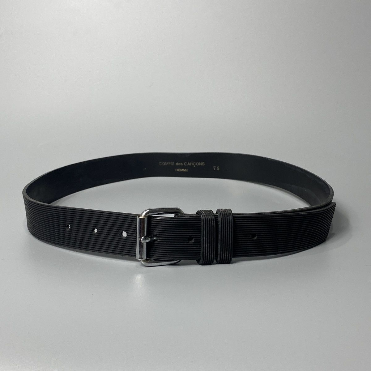 Comme des Garcons Homme Rubber Belt Size ONE SIZE - 3 Thumbnail