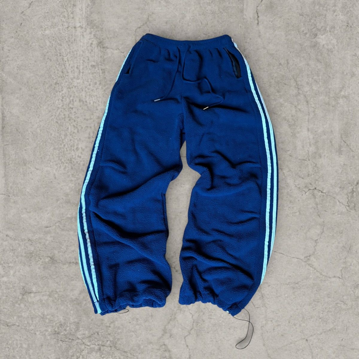 Japanese Brand Incredible baggy wide leg Korean joggers in blue. Size M Size US 32 / EU 48 - 1 Thumbnail