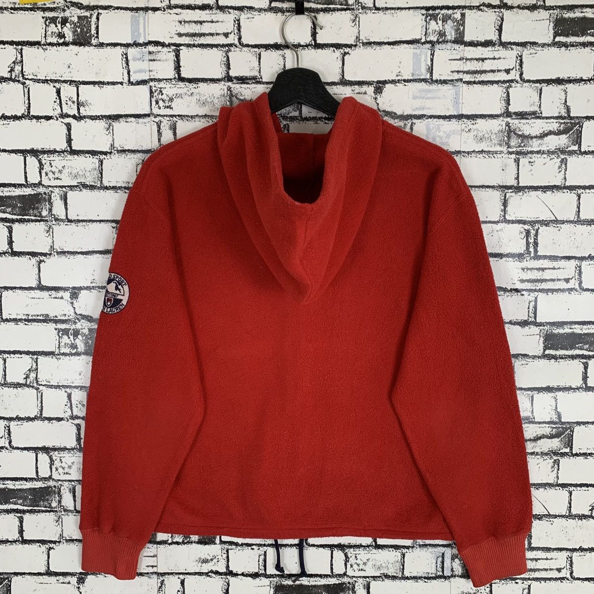 Designer Polo Sport Fleece Zipper Hoodie Size L / US 10 / IT 46 - 4 Thumbnail
