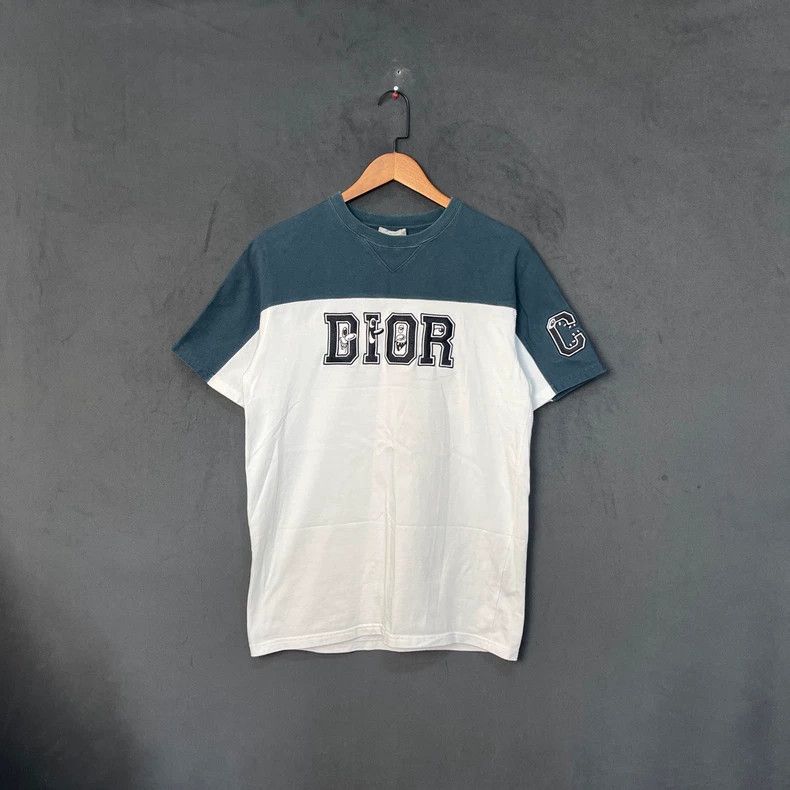Dior Dior White and green stitching embroidery co-branded short Size S / US 4 / IT 40 - 1 Thumbnail