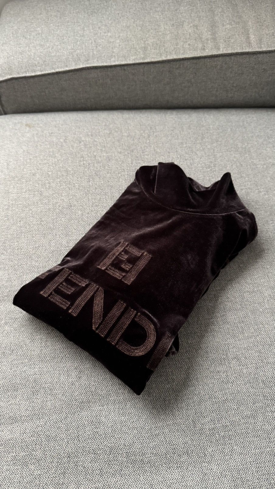 Fendi Vintage Fendi Velvet Turtleneck Size S / US 4 / IT 40 - 12 Thumbnail