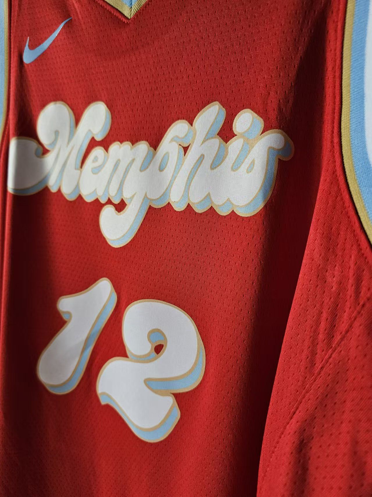 NBA Vancouver Grizzlies #12 Ja Morant Jersey City Edition Size US XXL / EU 58 / 5 - 3 Thumbnail