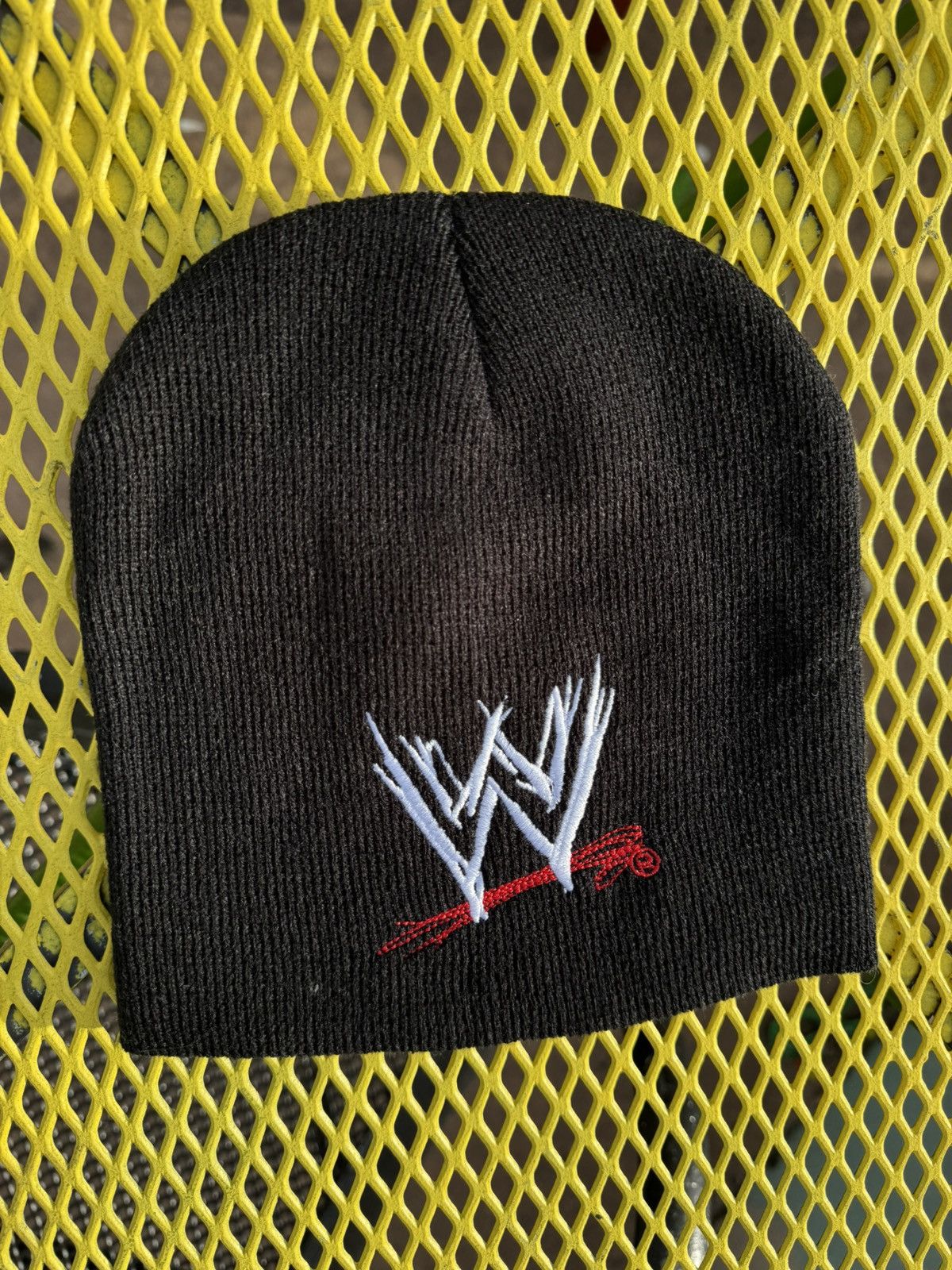 WCW/nWo × WWE × WWF WWE WRESTLING BEANIE Y2K VINTAGE WWF WCW NWO HAT Size ONE SIZE - 5 Thumbnail