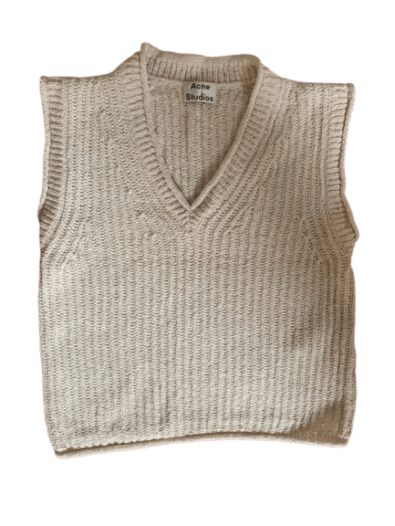 Acne Studios Acne Studios Knit Sweater Vest Tank Top Jumper Crop EX0209 Size US S / EU 44-46 / 1 - 1 Thumbnail
