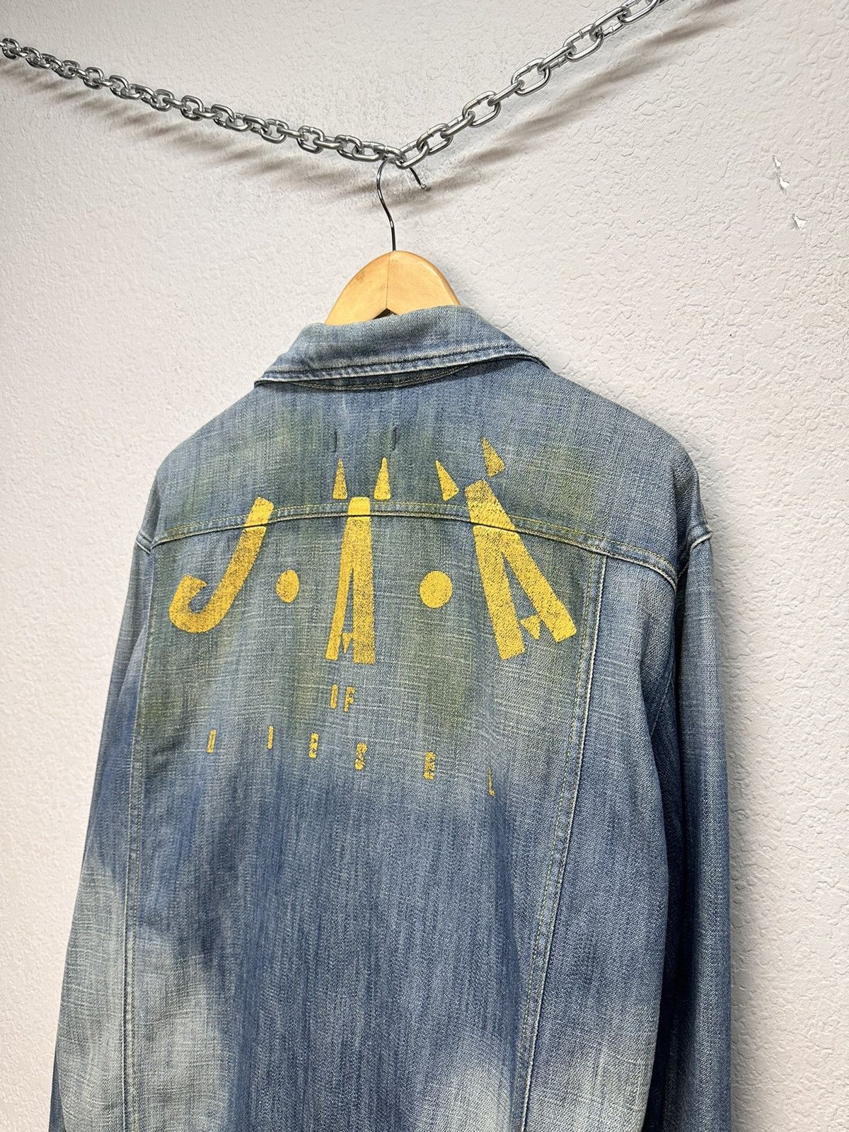 Diesel Denim Jacket Diesel Multipocket Leather Junya Watanabe Y2K Size US L / EU 52-54 / 3 - 12 Thumbnail
