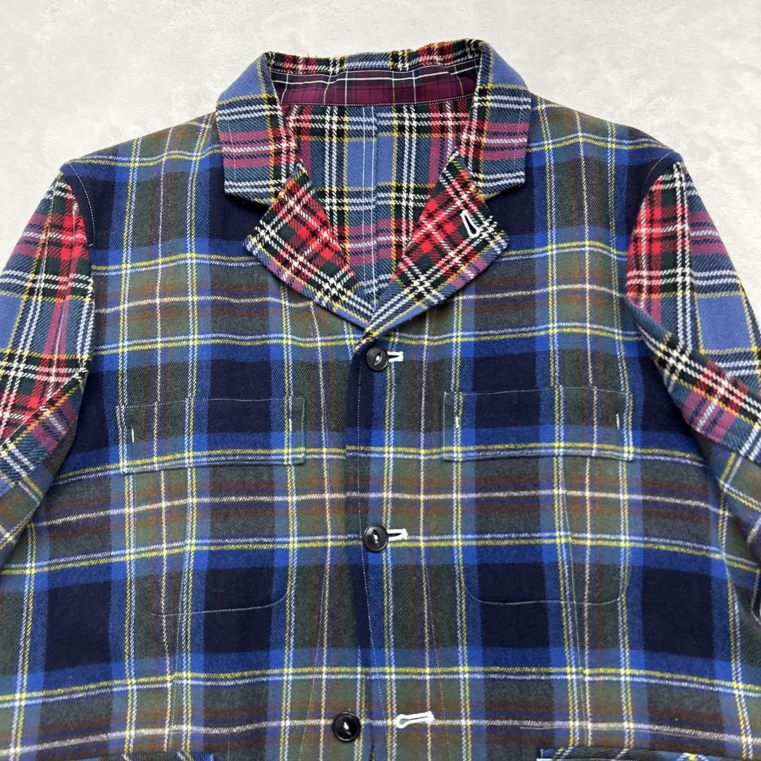 Comme des Garcons Reconstructed Plaid Jacket Size US L / EU 52-54 / 3 - 3 Thumbnail