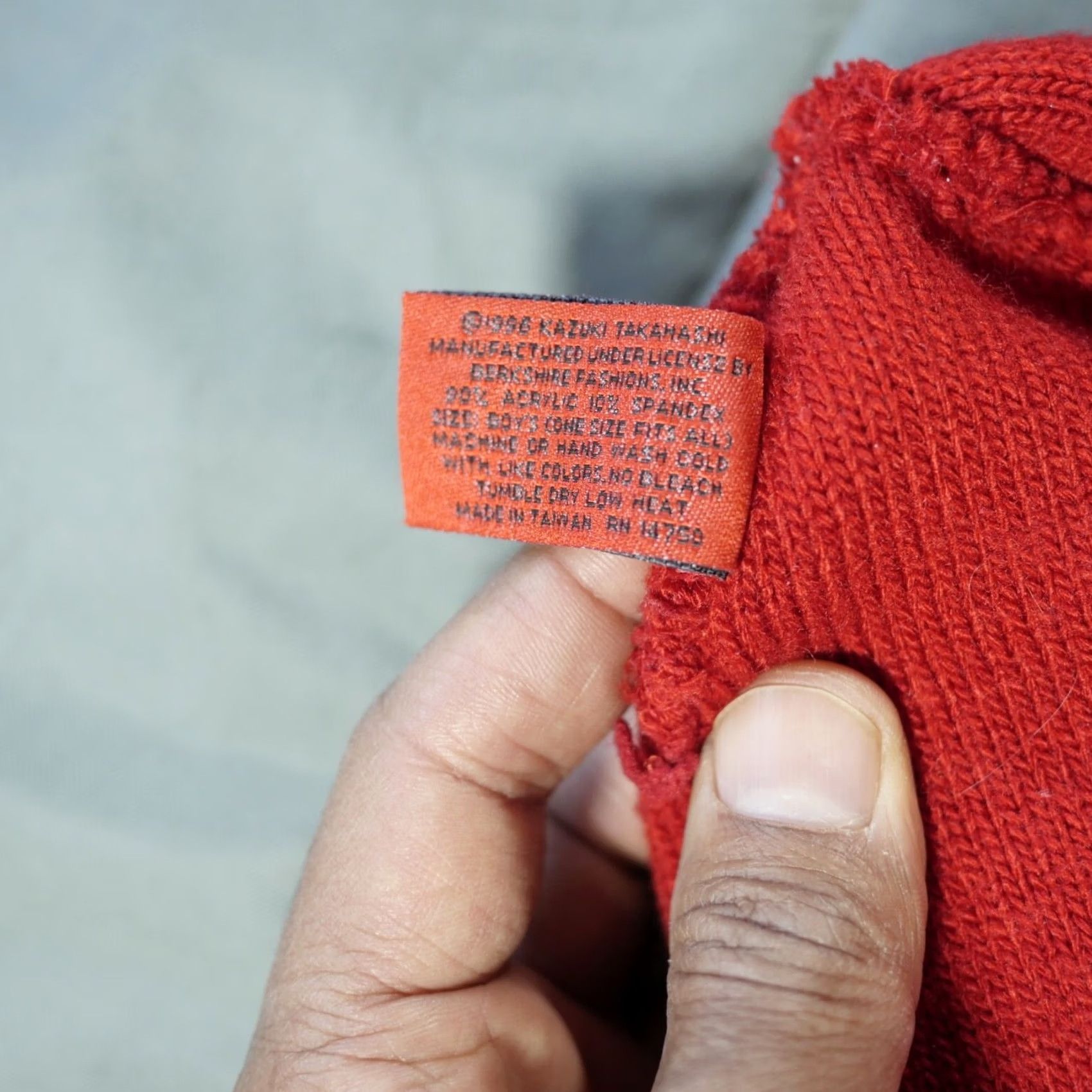 Vintage VINTAGE Yu Gi Oh Beanie Hat Red Blue Knit Cap Mens Anime Manga Outdoor Ski Size ONE SIZE - 5 Thumbnail