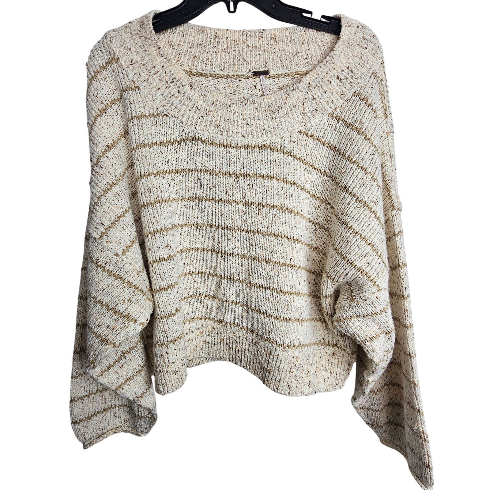 Free People Free People Starlight Striped Pullover Sweater Sz M Granola Size M / US 6-8 / IT 42-44 - 2 Thumbnail
