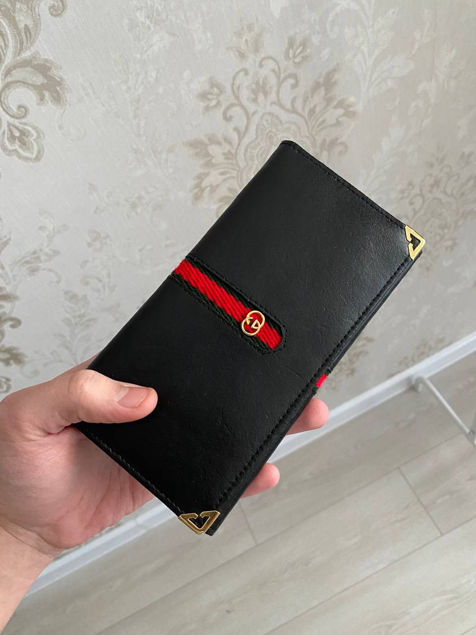 Gucci Gucci wallet vintage 80s leather Size ONE SIZE - 1 Thumbnail