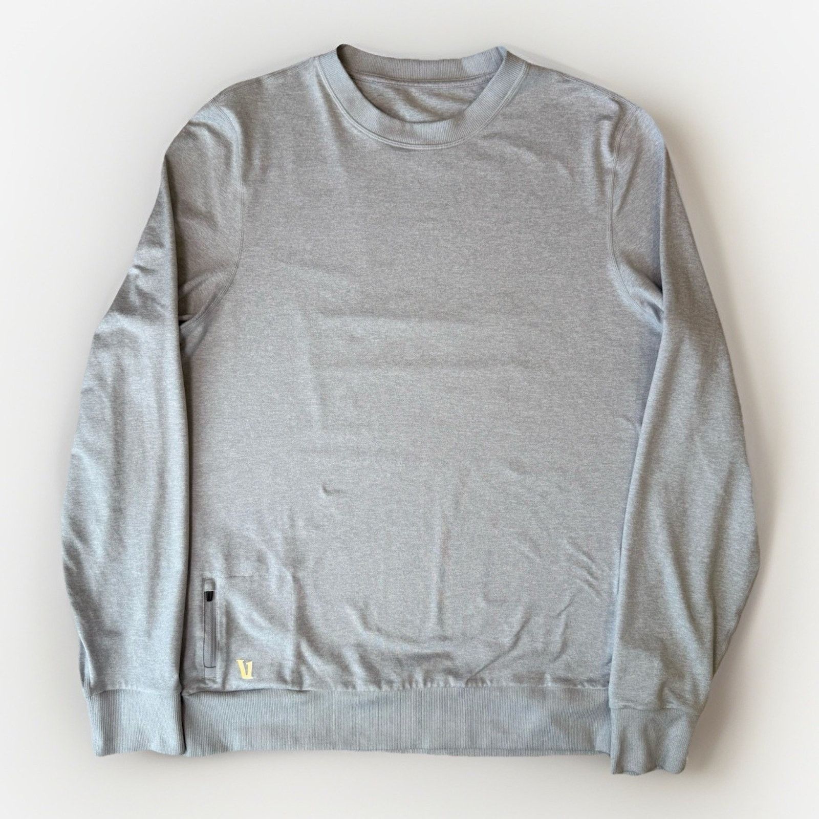 Vuori Vuori Ponto Performance Crew Large Gray Lightweight Pullover Size US L / EU 52-54 / 3 - 1 Thumbnail
