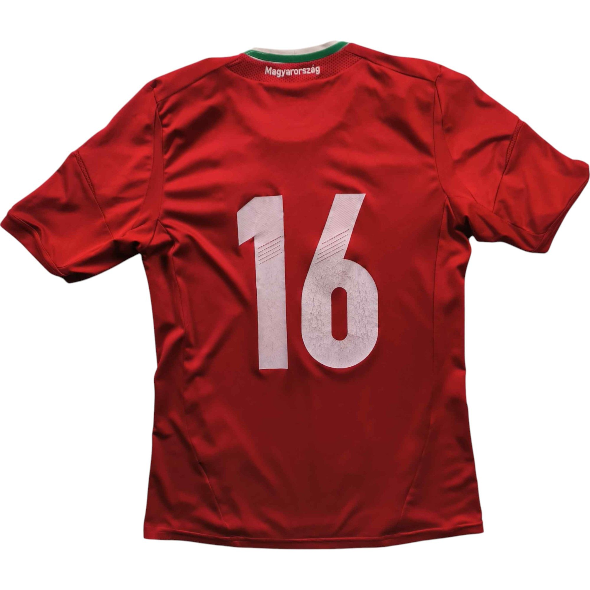 Adidas Hungary 2012-14 Adidas home #16 football jersey shirt size M Size US M / EU 48-50 / 2 - 2 Thumbnail