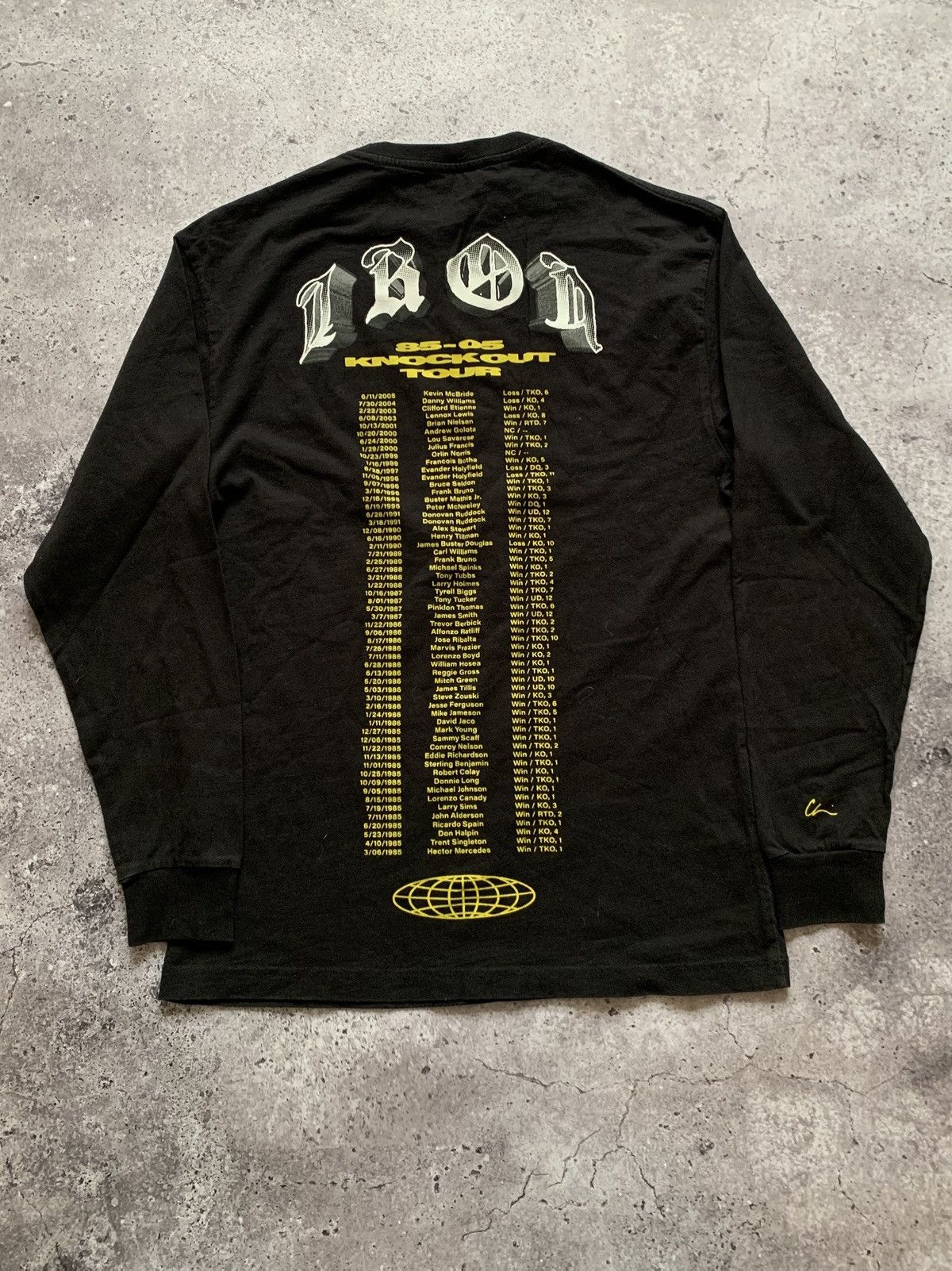 Vintage 🔥MIKE TYSON THE PEOPLE CHAMP 00’S TOUR LONG SLEEVE TSHIRT Size US M / EU 48-50 / 2 - 5 Thumbnail