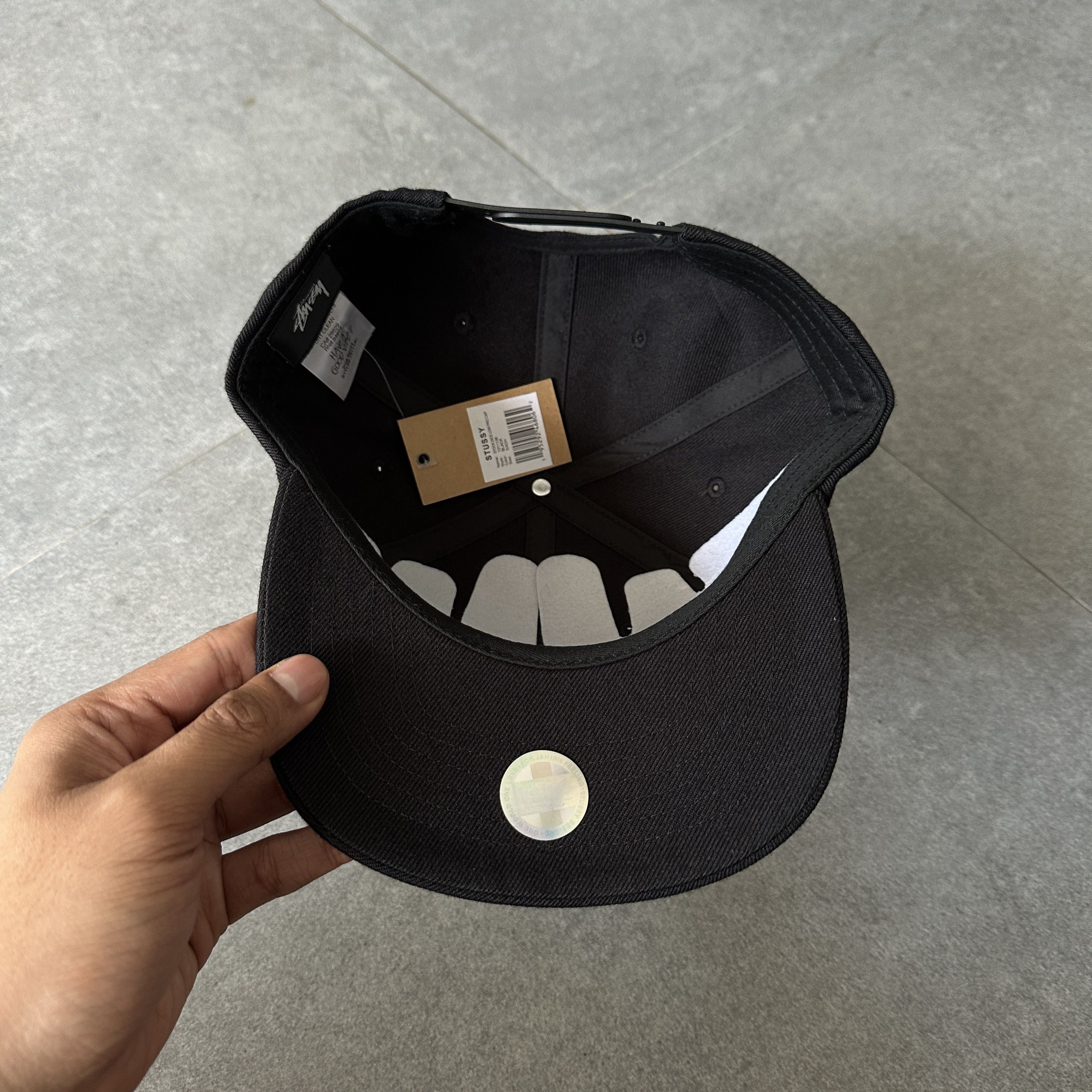 Other Stussy Cap Hat Black Size ONE SIZE - 3 Thumbnail