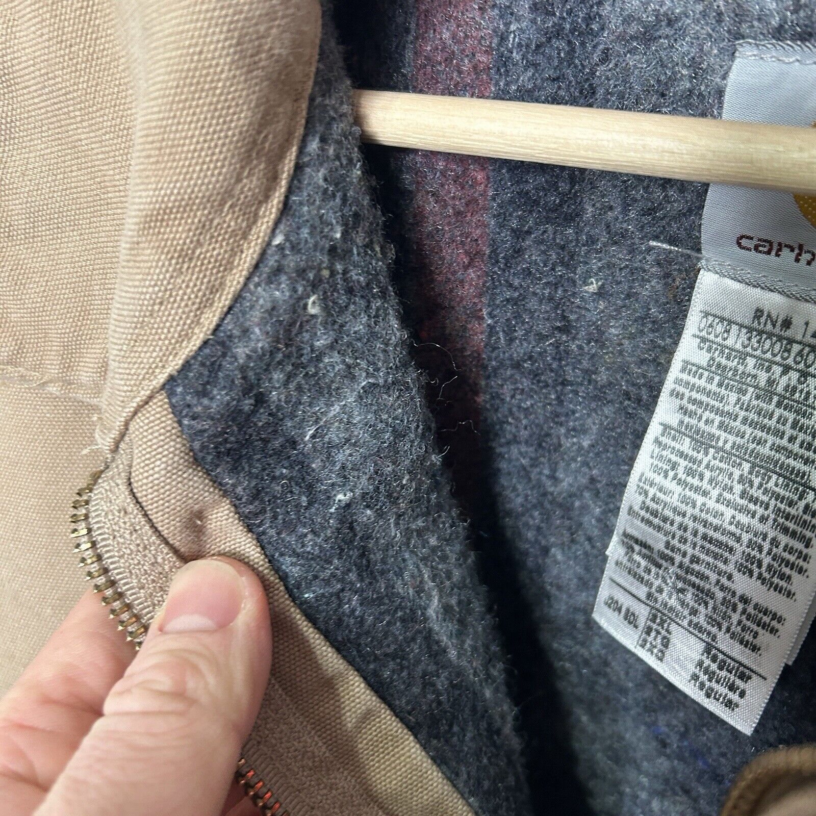 Carhartt Vintage Carhartt Blanket-Lined Detroit Jacket “Saddle Brown” Size US XXL / EU 58 / 5 - 4 Thumbnail