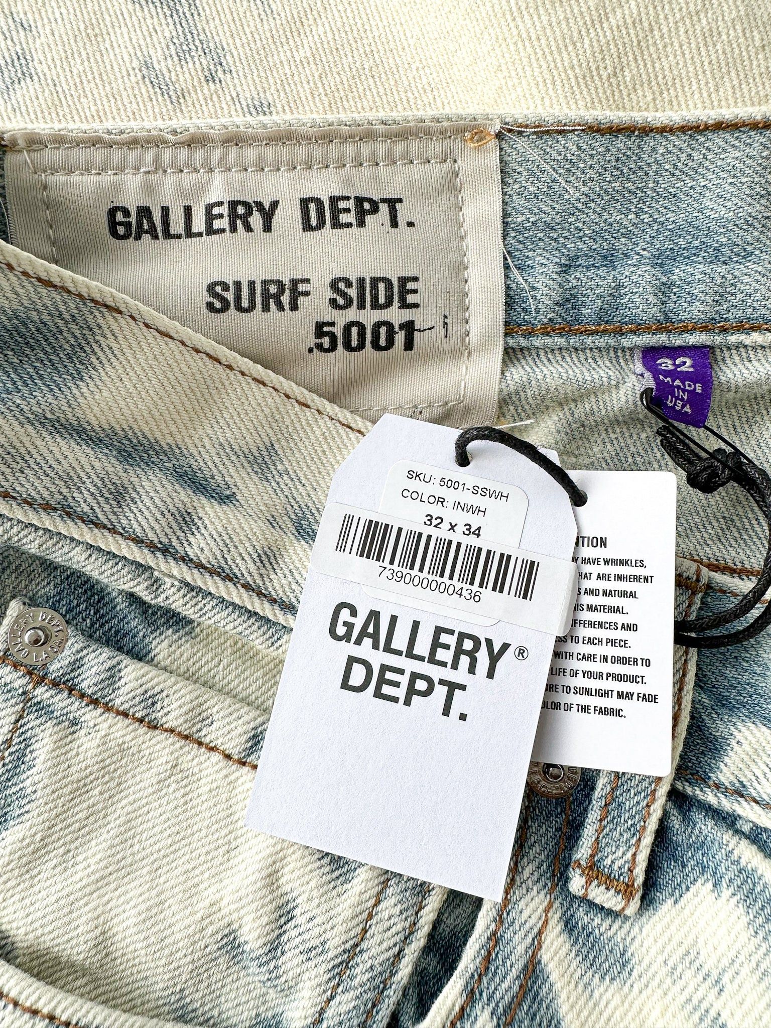 Gallery Dept. Gallery Dept Levi 501 Surf Side Beached Reworked Jeans Size US 32 / EU 48 - 3 Thumbnail