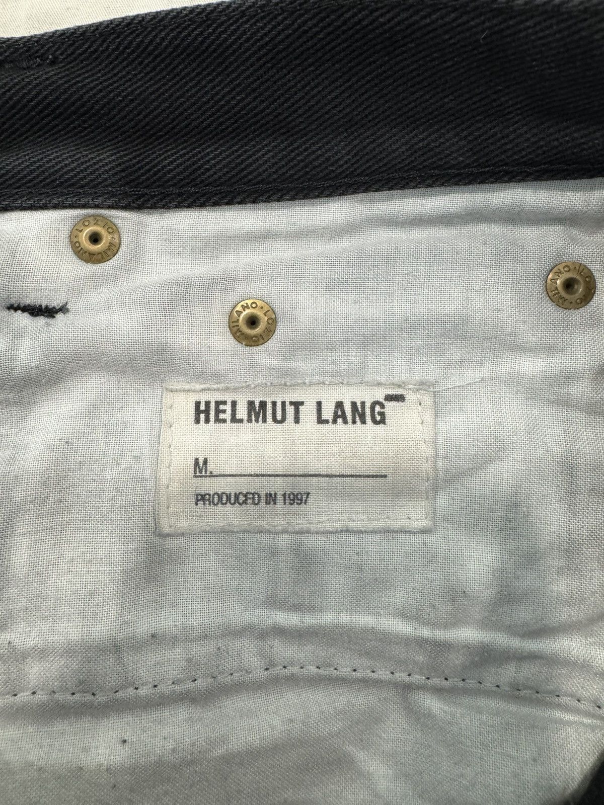 Helmut Lang Helmut Lang 1997 Classic Cut Denim Jeans Black Size 28 Size US 28 / EU 44 - 7 Thumbnail