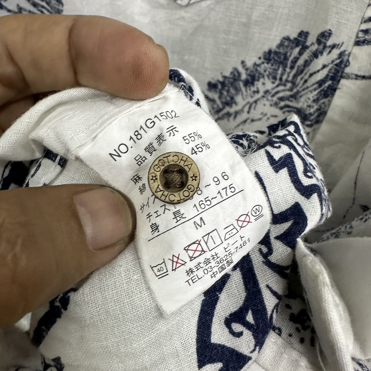 Gotcha Gotcha Surf Full Print 3Q button Shirt A799 Size US M / EU 48-50 / 2 - 9 Thumbnail