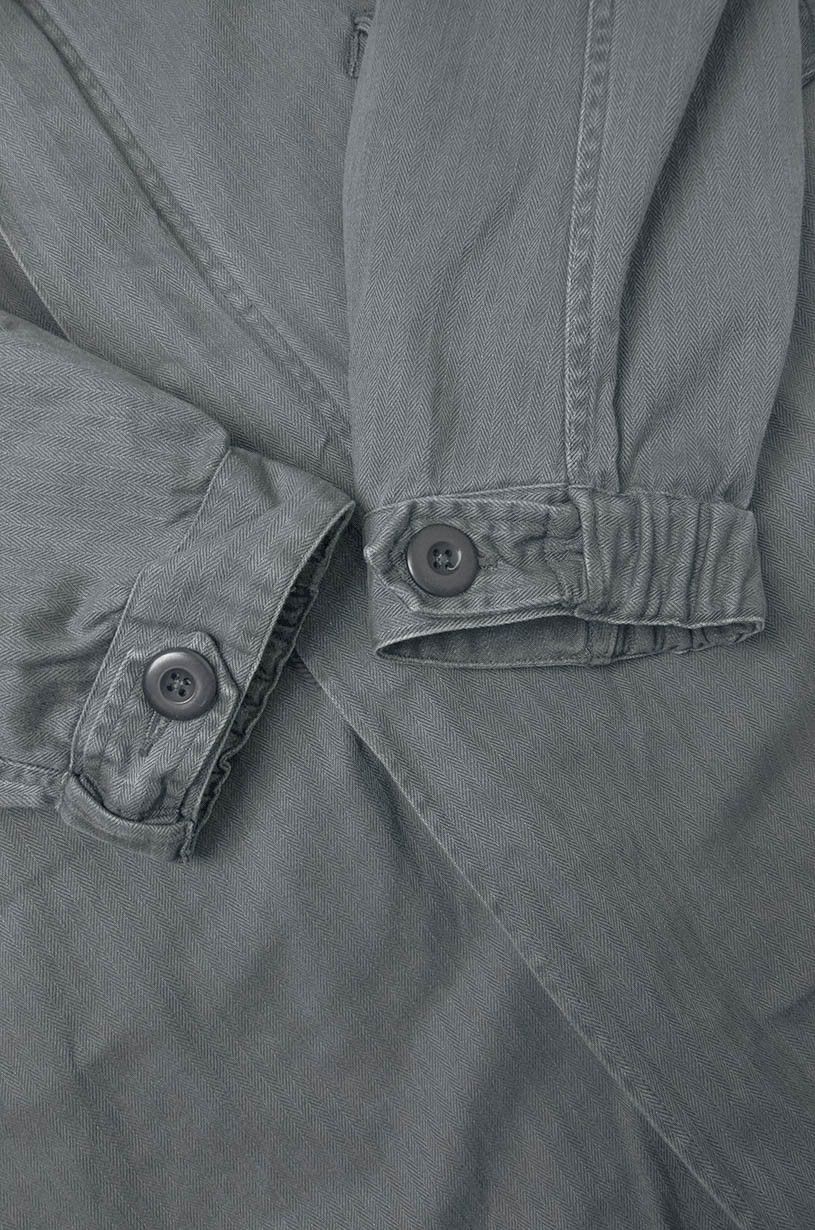 Evisu EVISU Donna Grey Herringbone Parka Faux Fur Hood - Size L Size L / US 10 / IT 46 - 3 Thumbnail