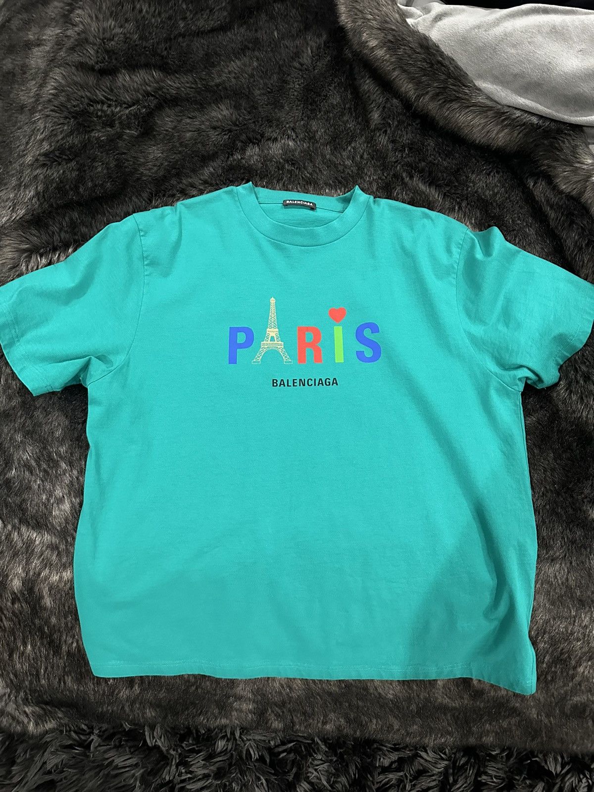 Balenciaga Balenciaga Paris Logo T-Shirt Size US L / EU 52-54 / 3 - 1 Thumbnail