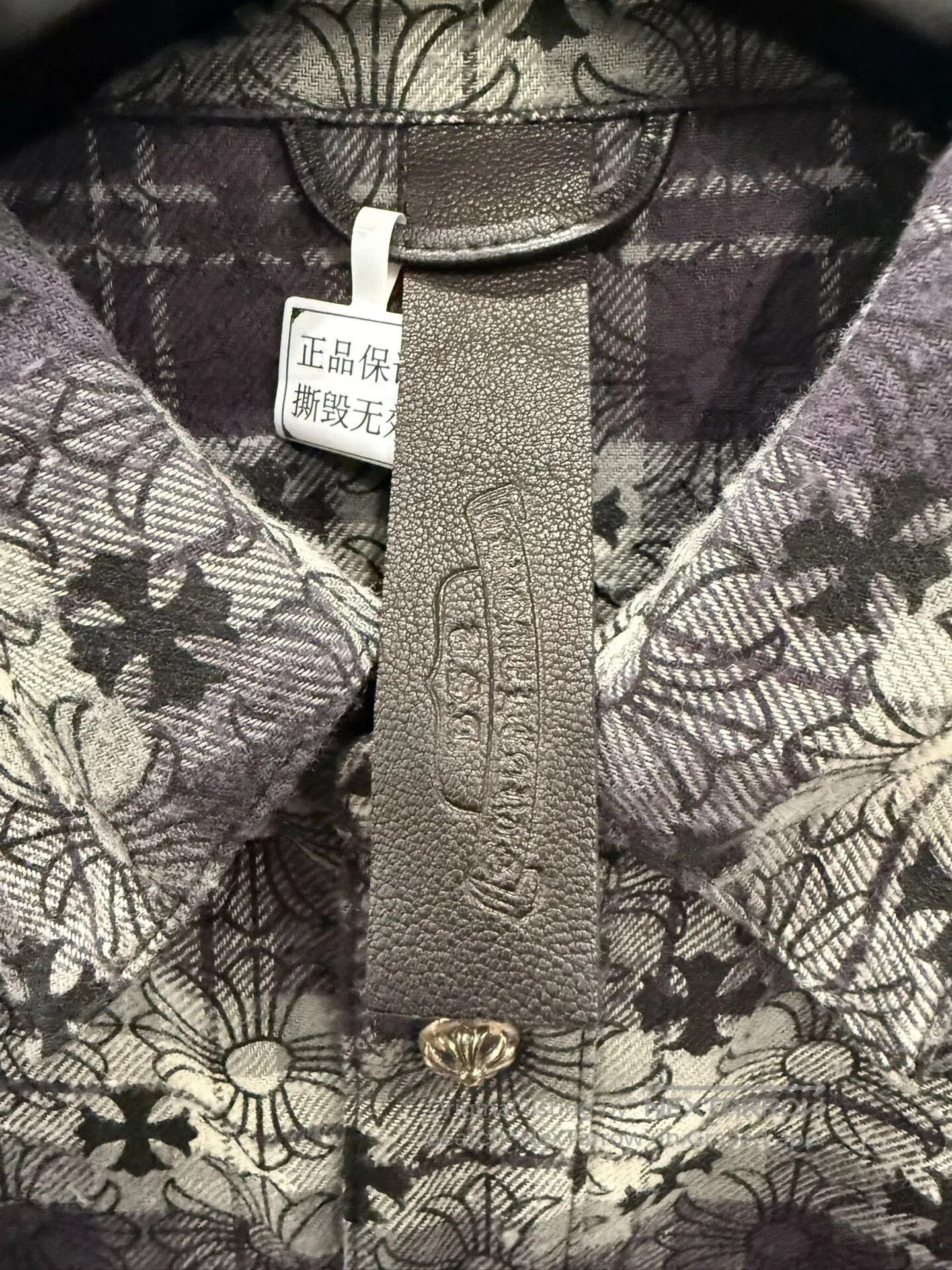 Chrome Hearts chrome hearts black gray patterned shirt. Size US L / EU 52-54 / 3 - 5 Thumbnail