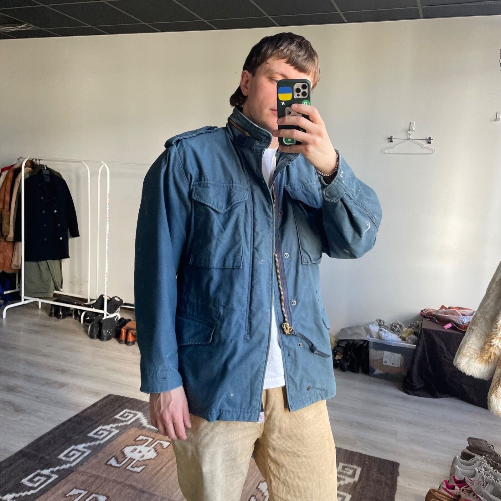 Alpha Industries Alpha Industries M 65 USA Made Vintage Scovill Jacket 8984AC Size US S / EU 44-46 / 1 - 2 Thumbnail