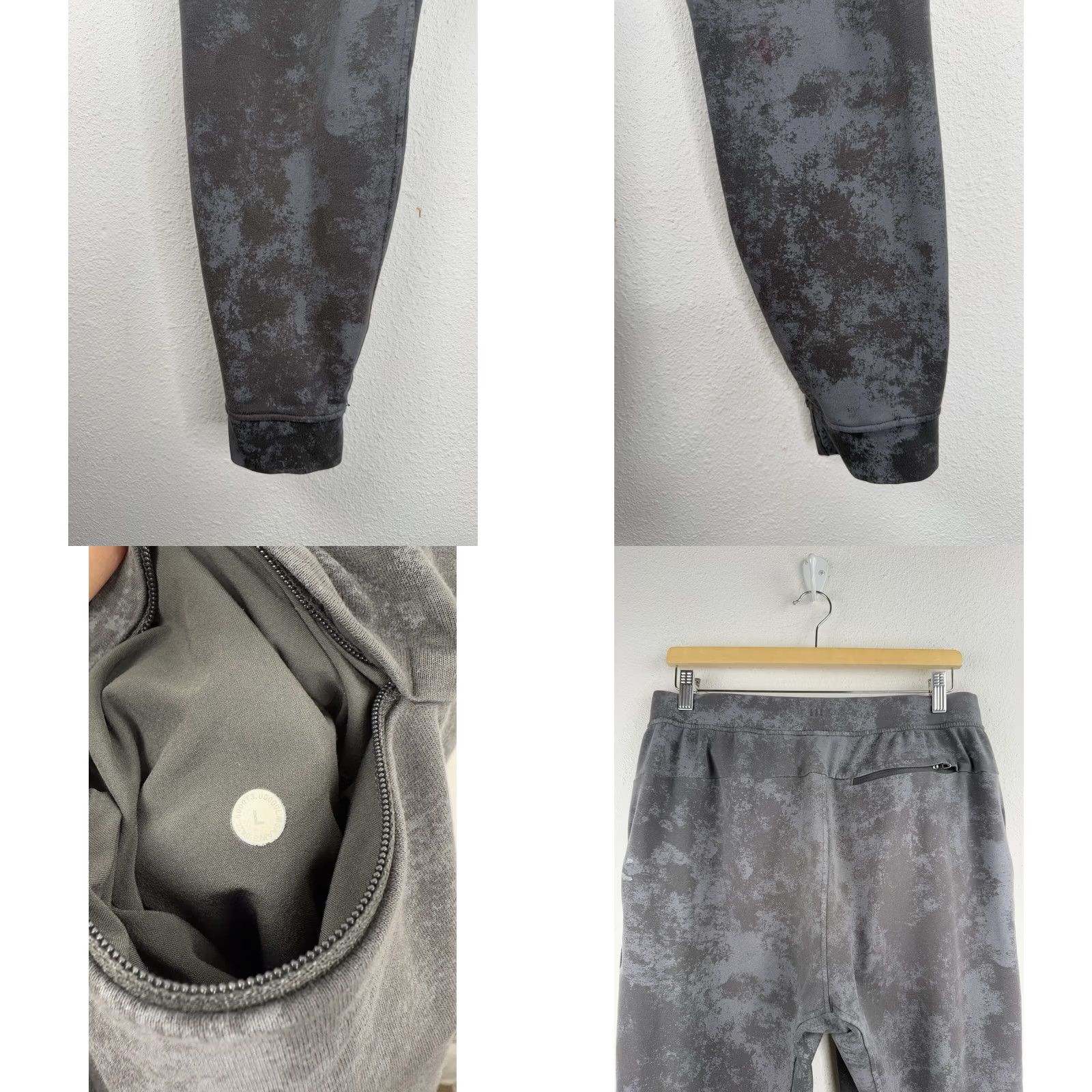 Lululemon Lululemon City Sweat Jogger Mens Large Gray Camo Athleisure Jogger Pants Size US 33 - 8 Thumbnail
