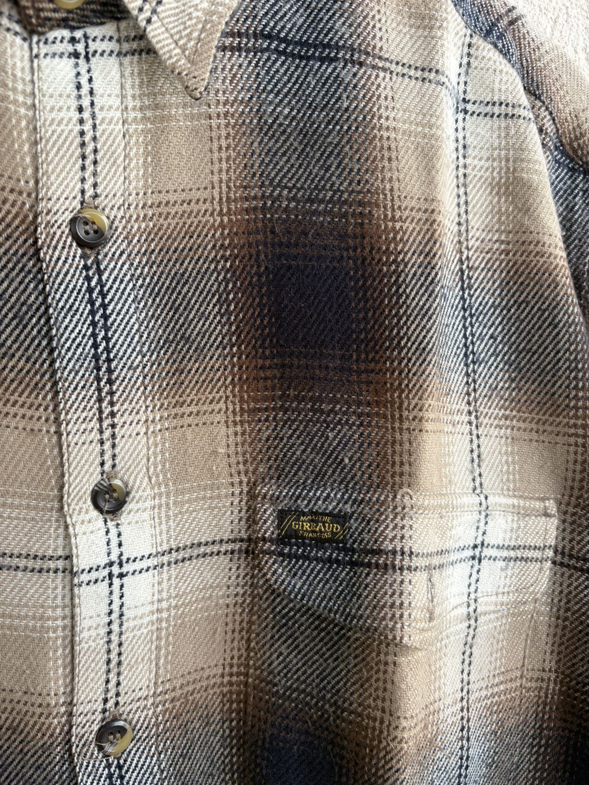 Marithe + Francois Girbaud Vintage 80s Marithe Francois Girbaud Veterano flanel Size US XL / EU 56 / 4 - 3 Thumbnail