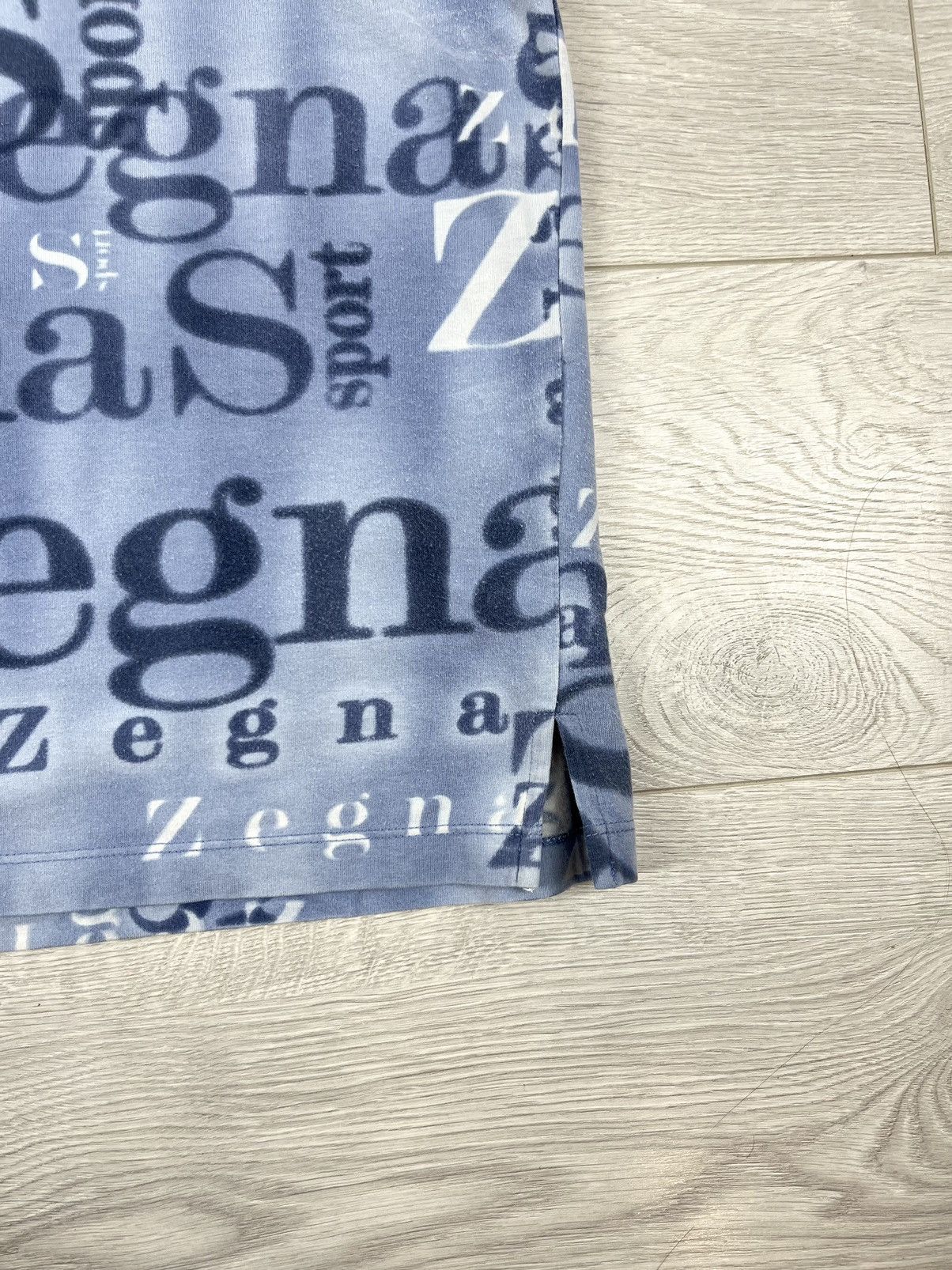 Ermenegildo Zegna Ermenegildo Zegna Sport Vintage Monogram Cotton T Shirt Size US XL / EU 56 / 4 - 6 Thumbnail