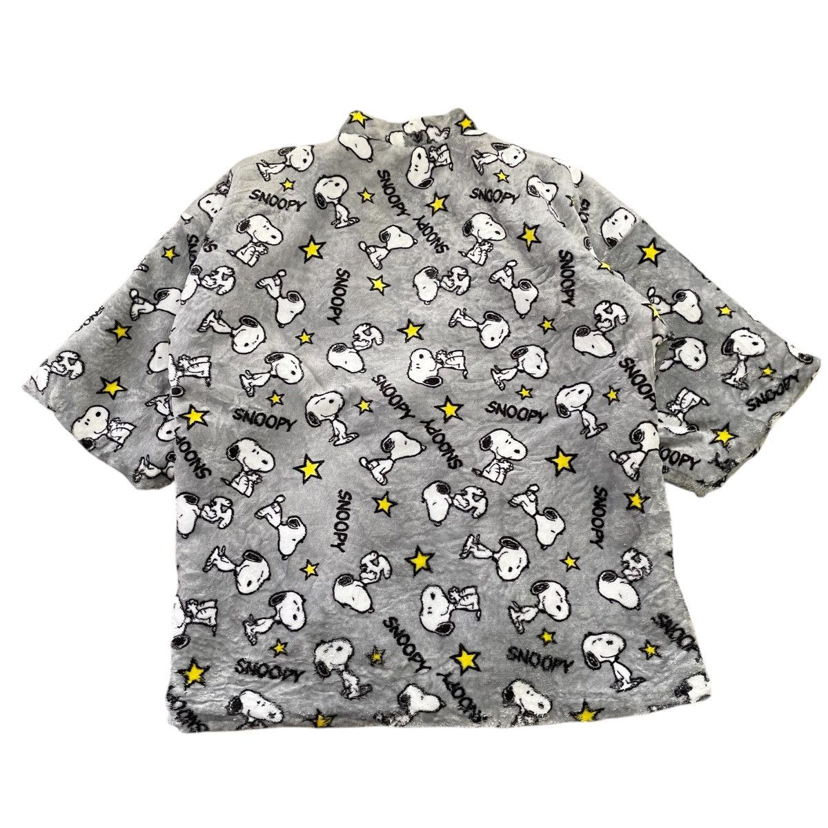 Peanuts Vintage Snoopy Peanuts Padded Hanten Kimono Jacket Grey Size US L / EU 52-54 / 3 - 5 Thumbnail