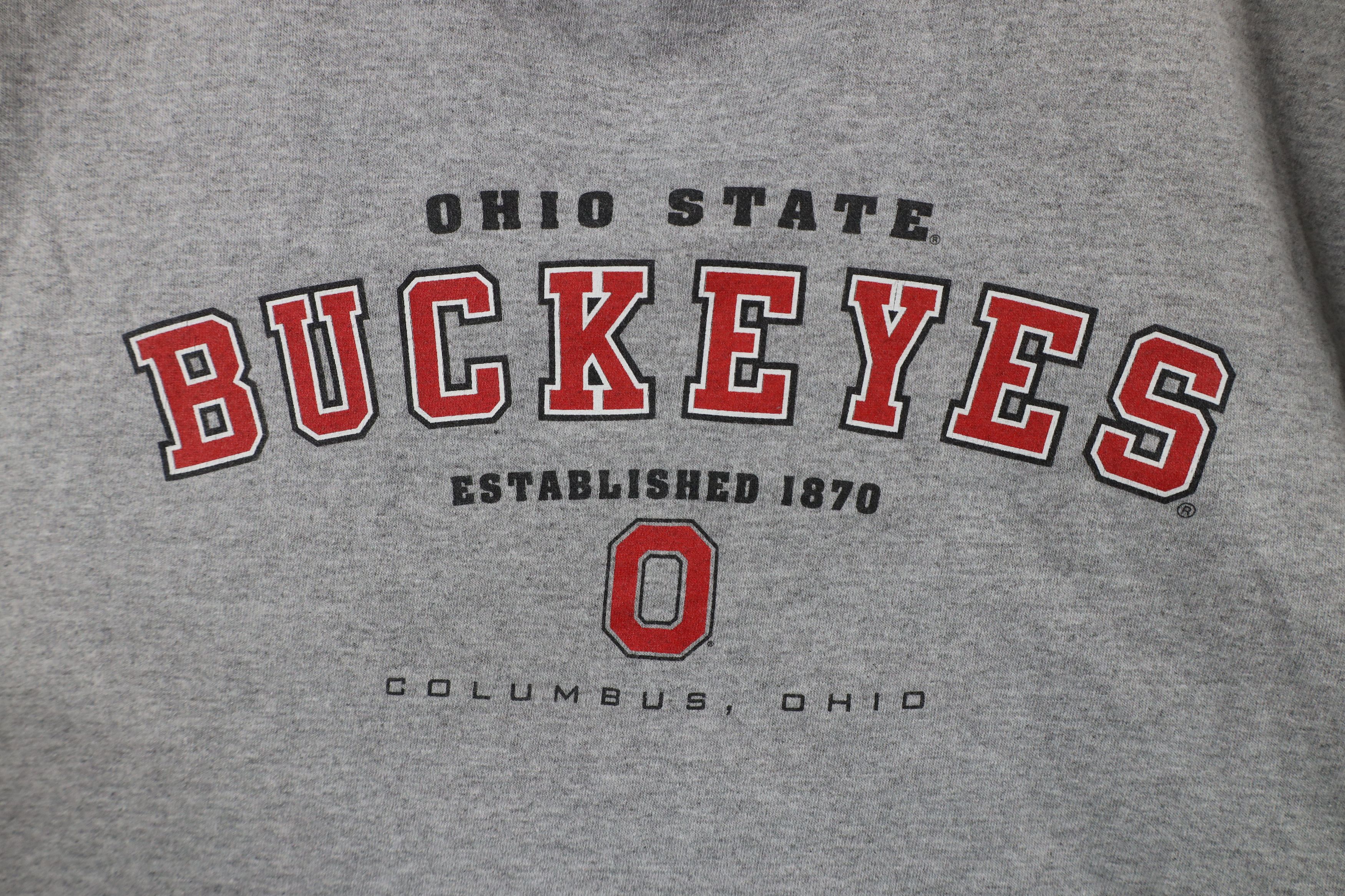 Adidas × Vintage Vintage 90s Adidas Ohio State University Long Sleeve T-Shirt Size US M / EU 48-50 / 2 - 5 Thumbnail
