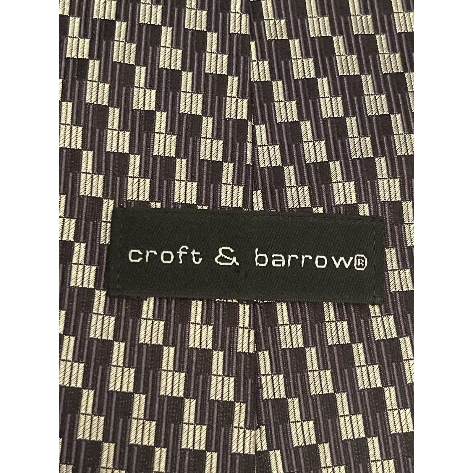 Croft & Barrow Croft & Barrow Black 100% Imported Silk Made In USA Size ONE SIZE - 8 Thumbnail