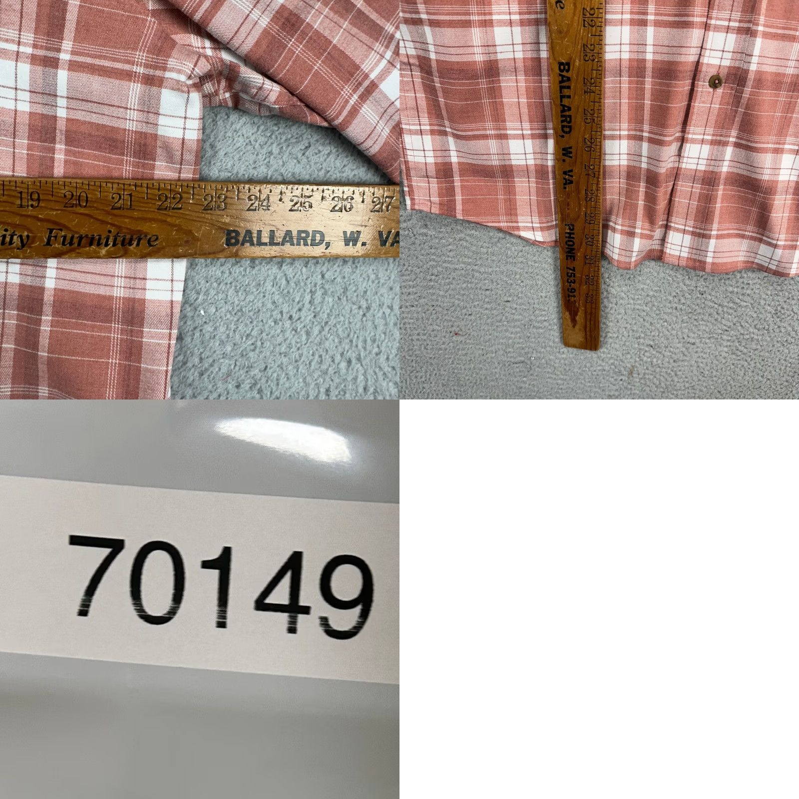 Southern Tide Southern Tide Shirt Adult Mens Flannel Plaid Button-Down Logo Brown White Large Size US L / EU 52-54 / 3 - 8 Thumbnail