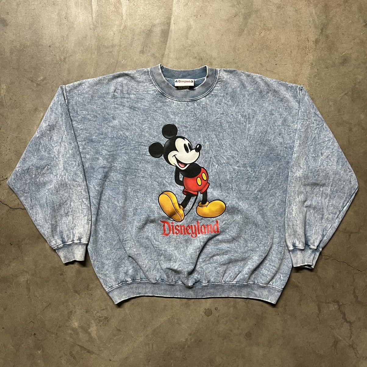 Disney × Mickey Mouse × Vintage Vintage 90’s Disneyland Mickey Mouse Crewneck Sweater Size US XL / EU 56 / 4 - 3 Thumbnail