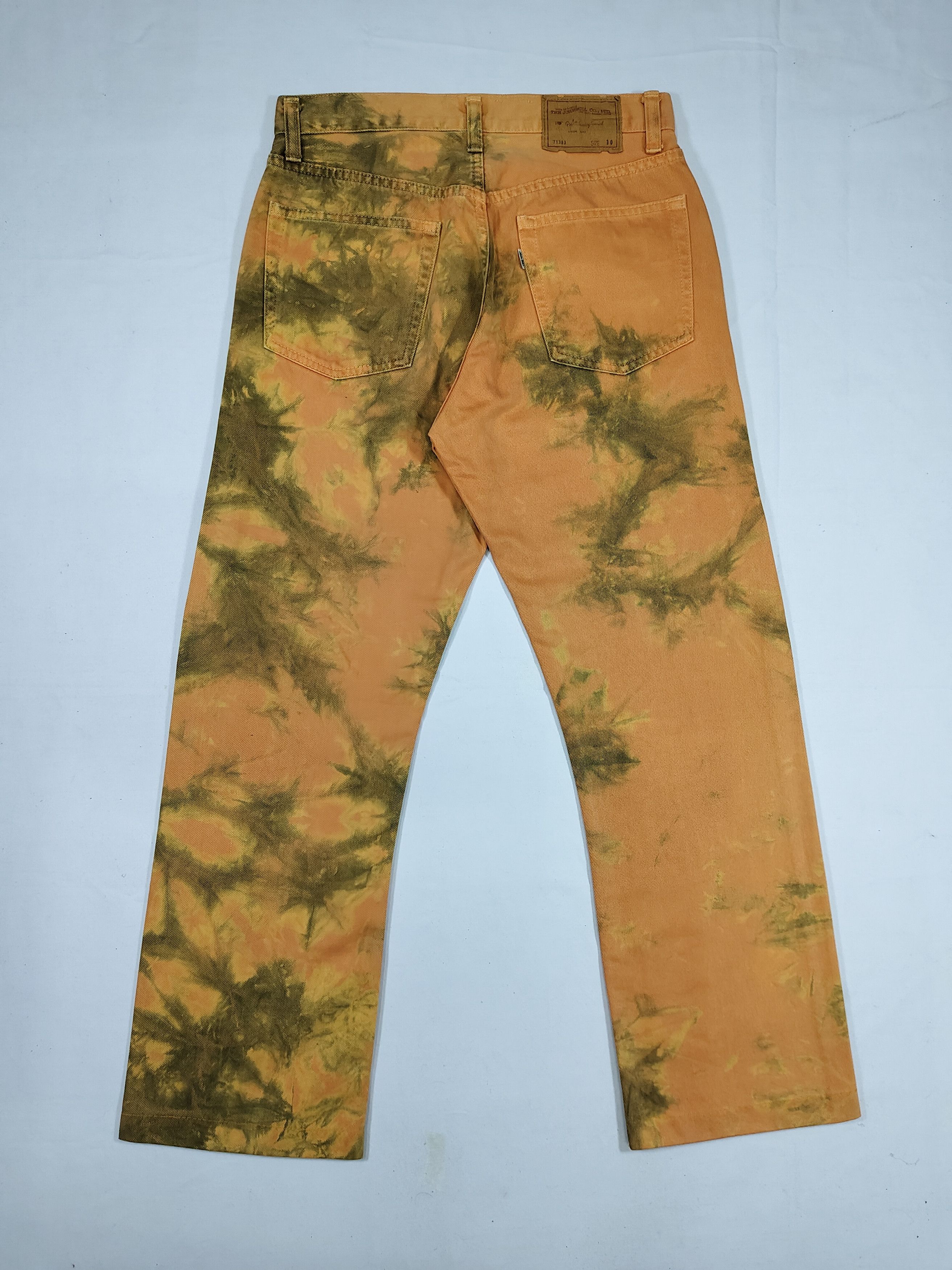 Johnbull Vtg Johnbull 🇯🇵 Experimental Tiedye Workwear Archive Jeans Size US 30 / EU 46 - 4 Thumbnail
