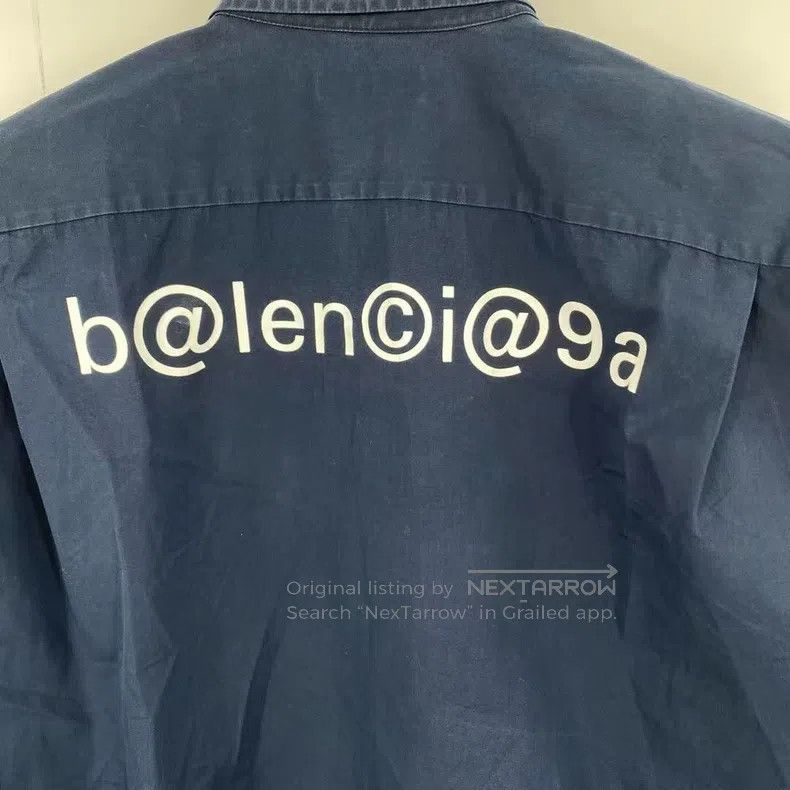 Balenciaga Balenciaga Back mailbox letter long-sleeve shirt Size US XXS / EU 40 - 5 Thumbnail