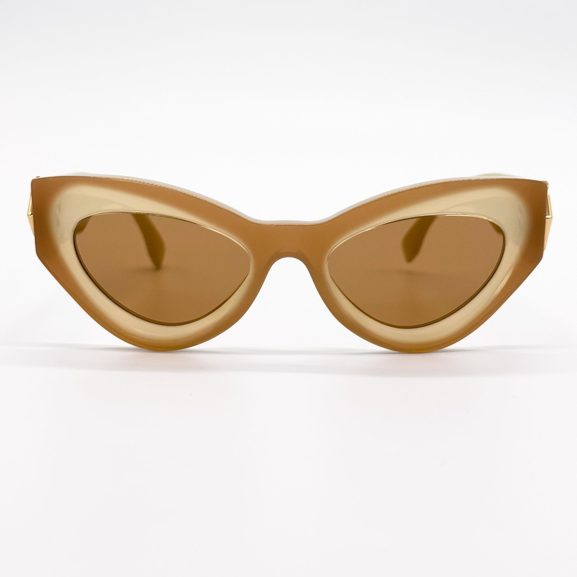 Fendi NEW FENDI SUNGLASSES FE40146I 57E BEIGE WOMEN EYEWEAR Size ONE SIZE - 5 Thumbnail