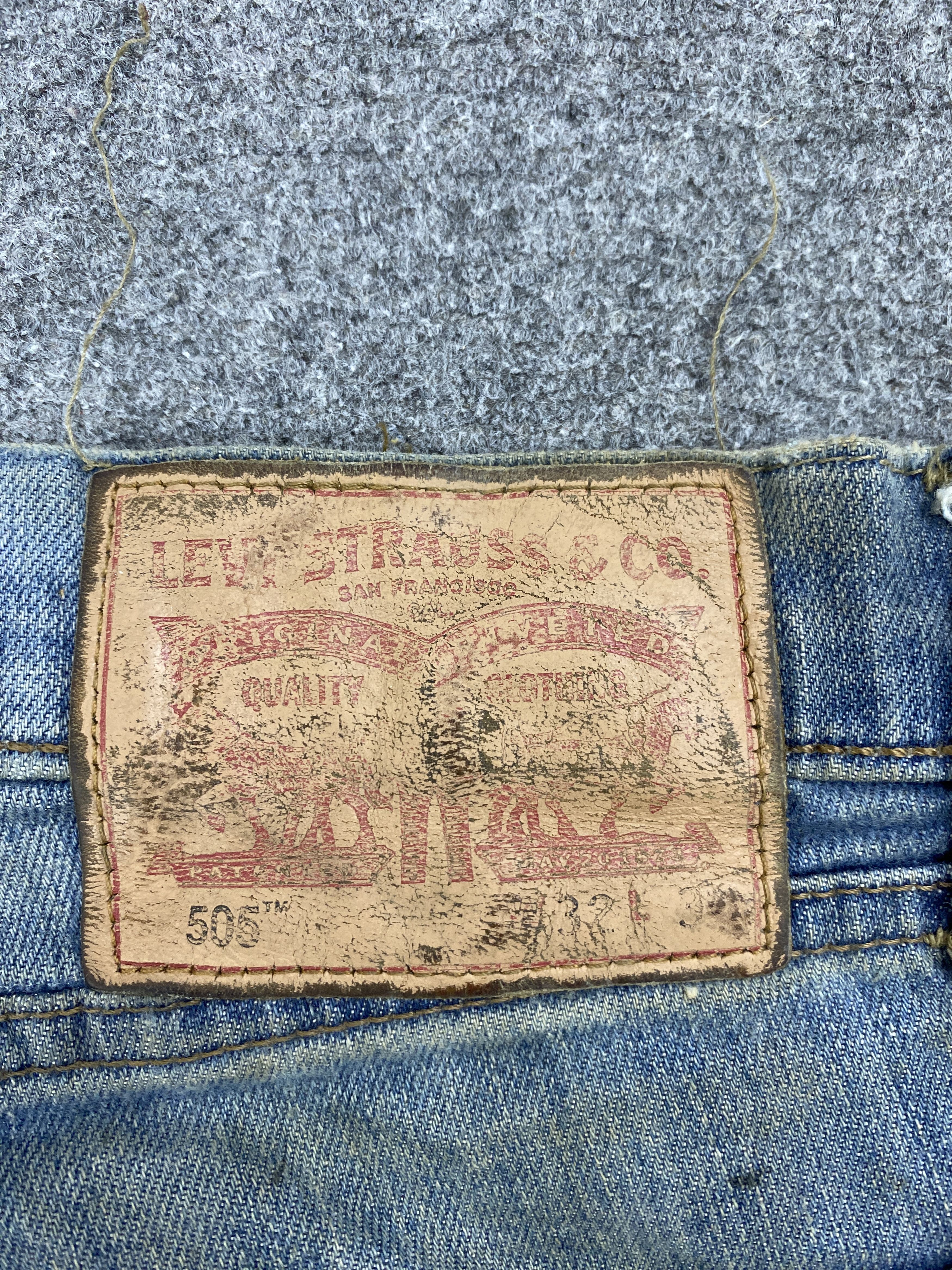 Levi's × Vintage Vintage Levi's 505 Rusty Blue Denim Jeans Size US 30 / EU 46 - 5 Thumbnail