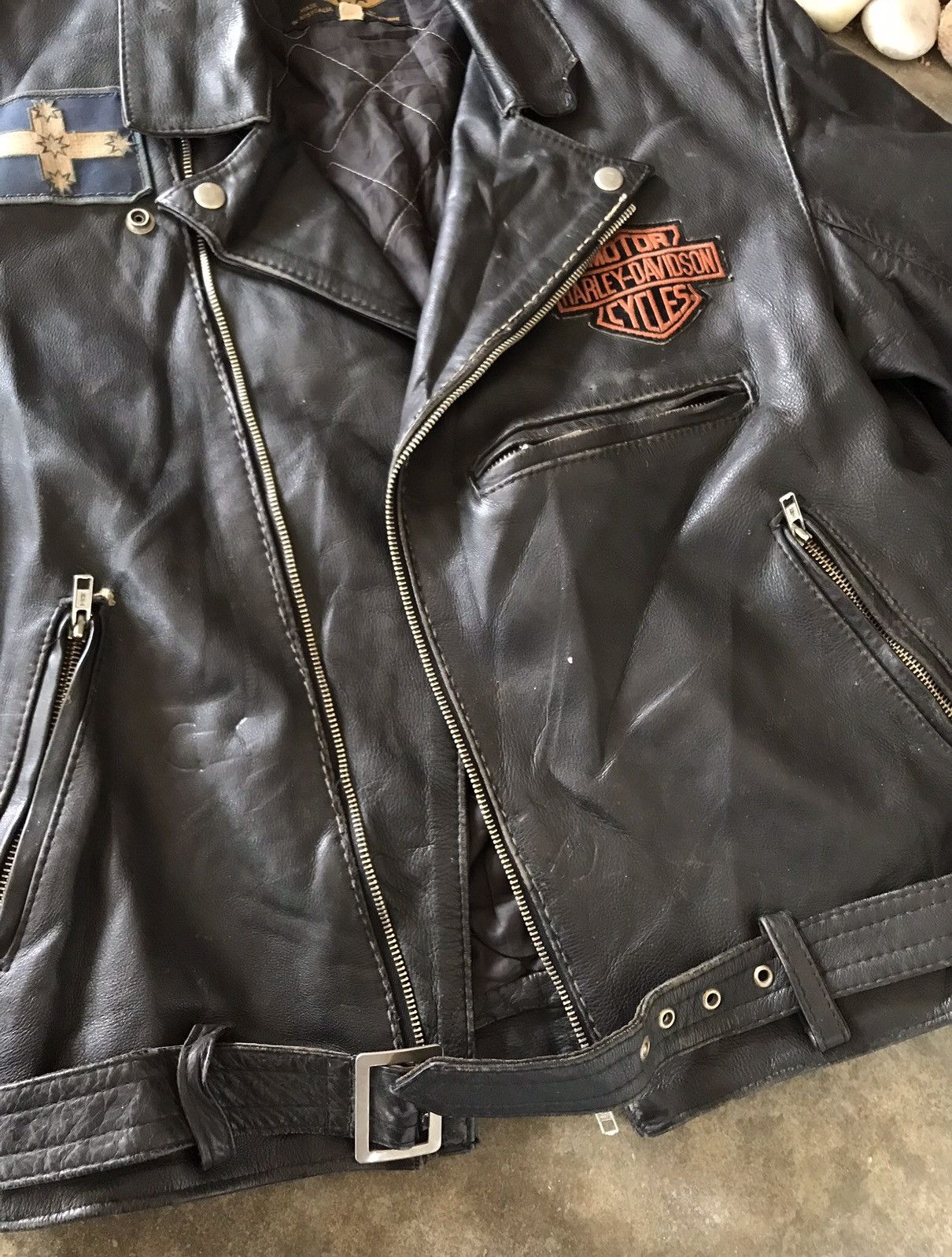 Harley Davidson × Vintage BEST OFFER💥VTG MCA Harley Davidson Leather Jacket Size US M / EU 48-50 / 2 - 15 Thumbnail