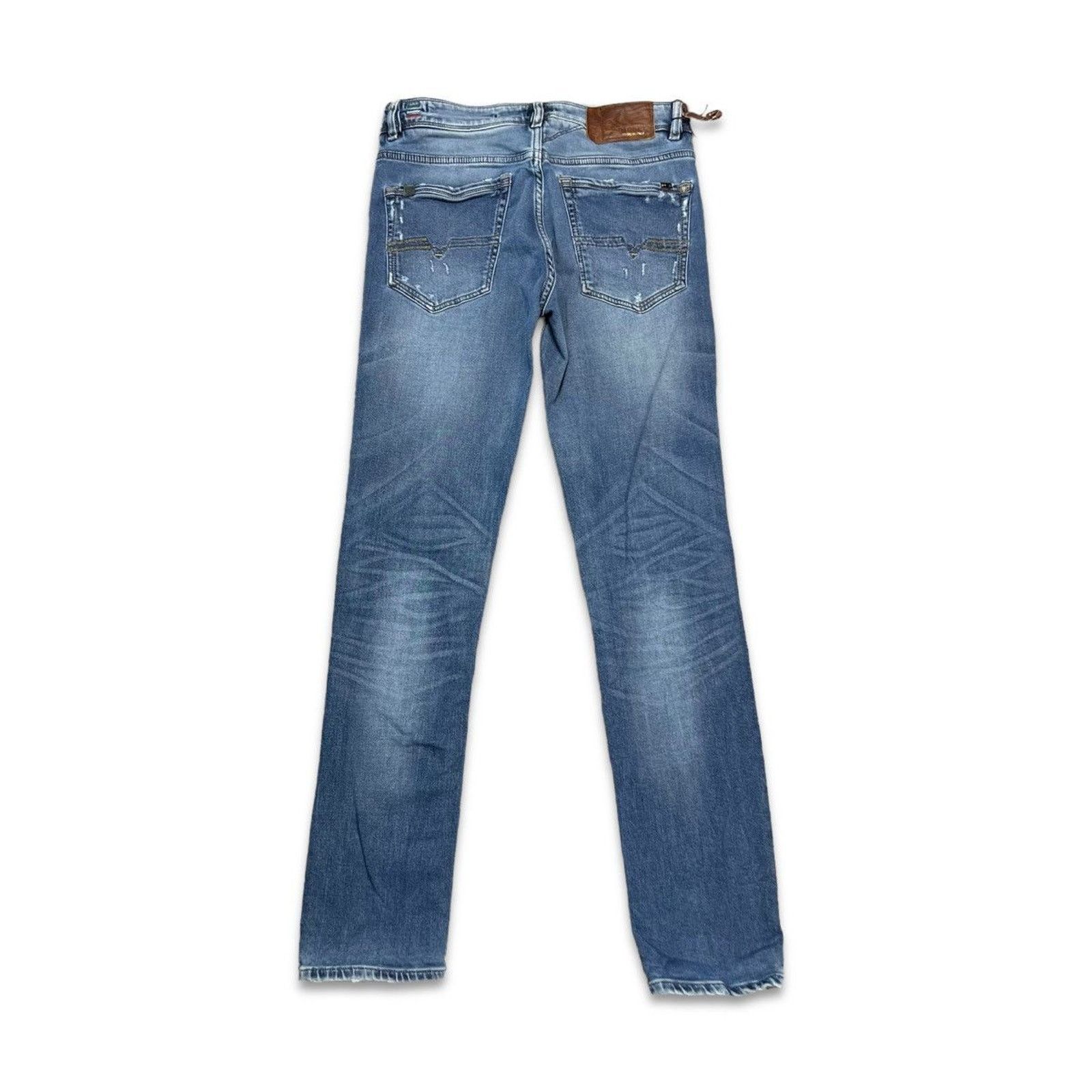 Diesel × Vintage Diesel Industry Jeans Mens 31x32 Slim Distressed Denim Pants Size US 31 - 4 Thumbnail