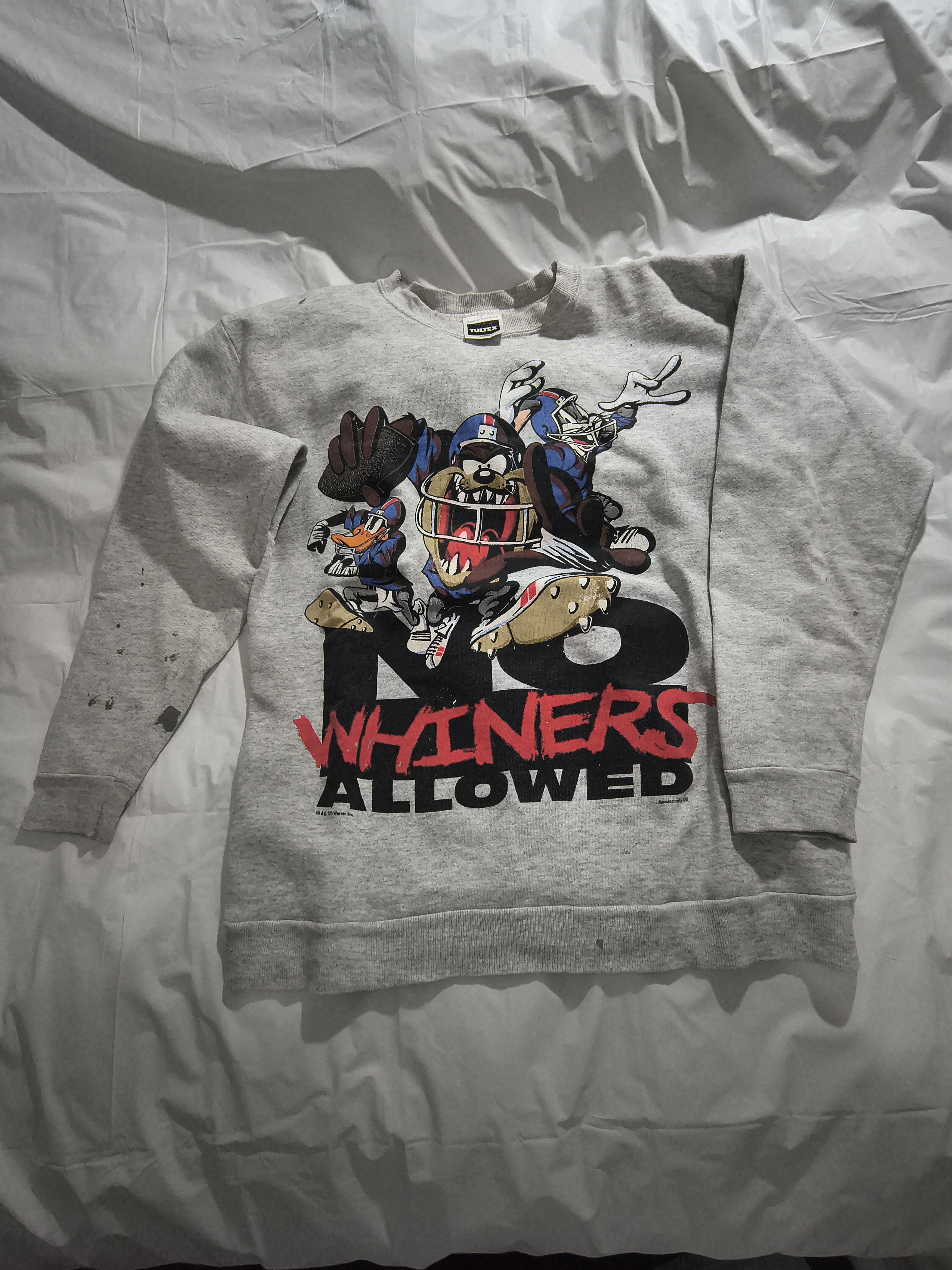 Tultex Warner bros looney tunes no whiners allowed 1995 Size US L / EU 52-54 / 3 - 1 Thumbnail