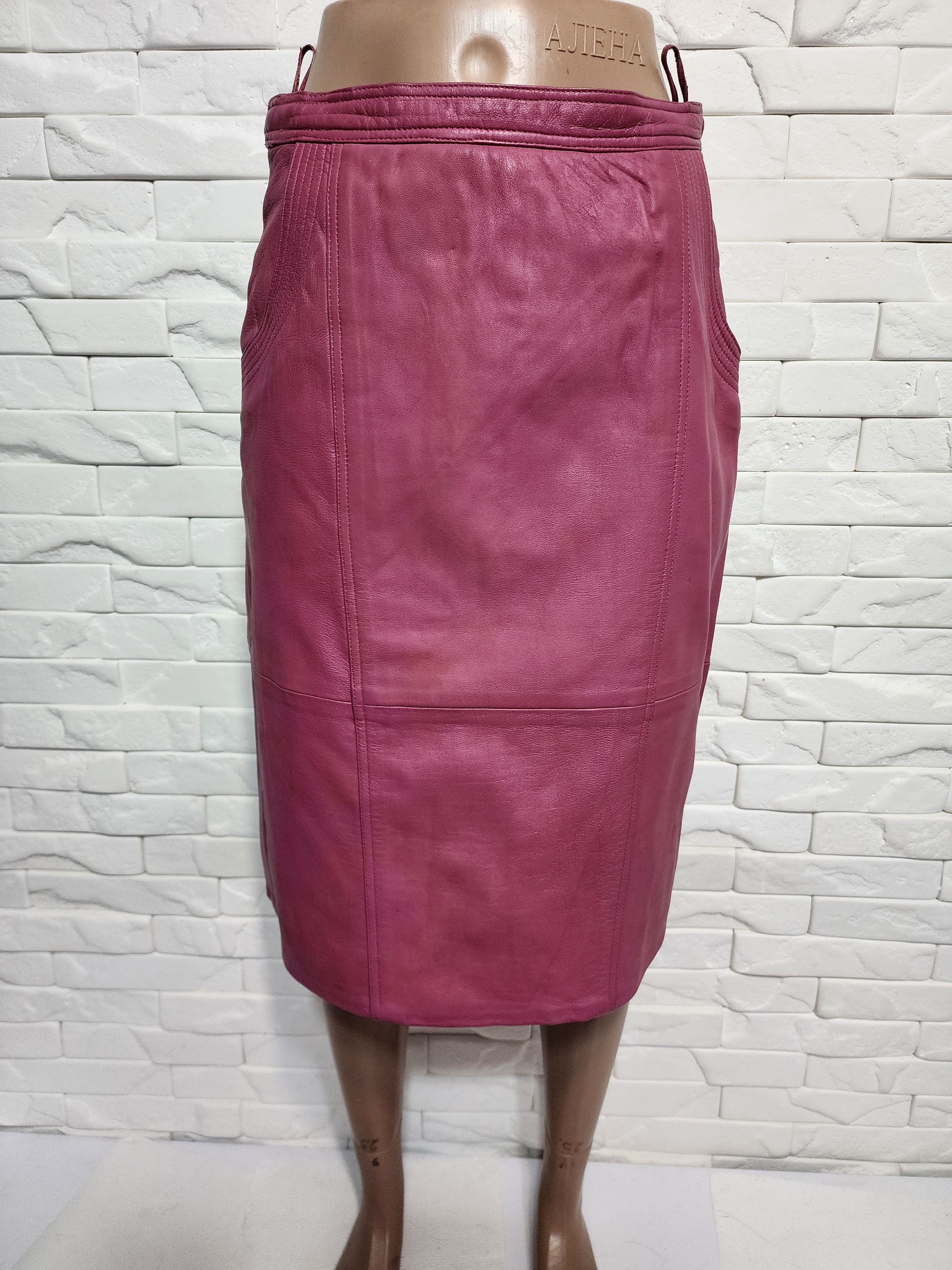 Other Pink Leather Skirt: Skirt with Pockets. Size 27" / US 4 / IT 40 - 1 Thumbnail