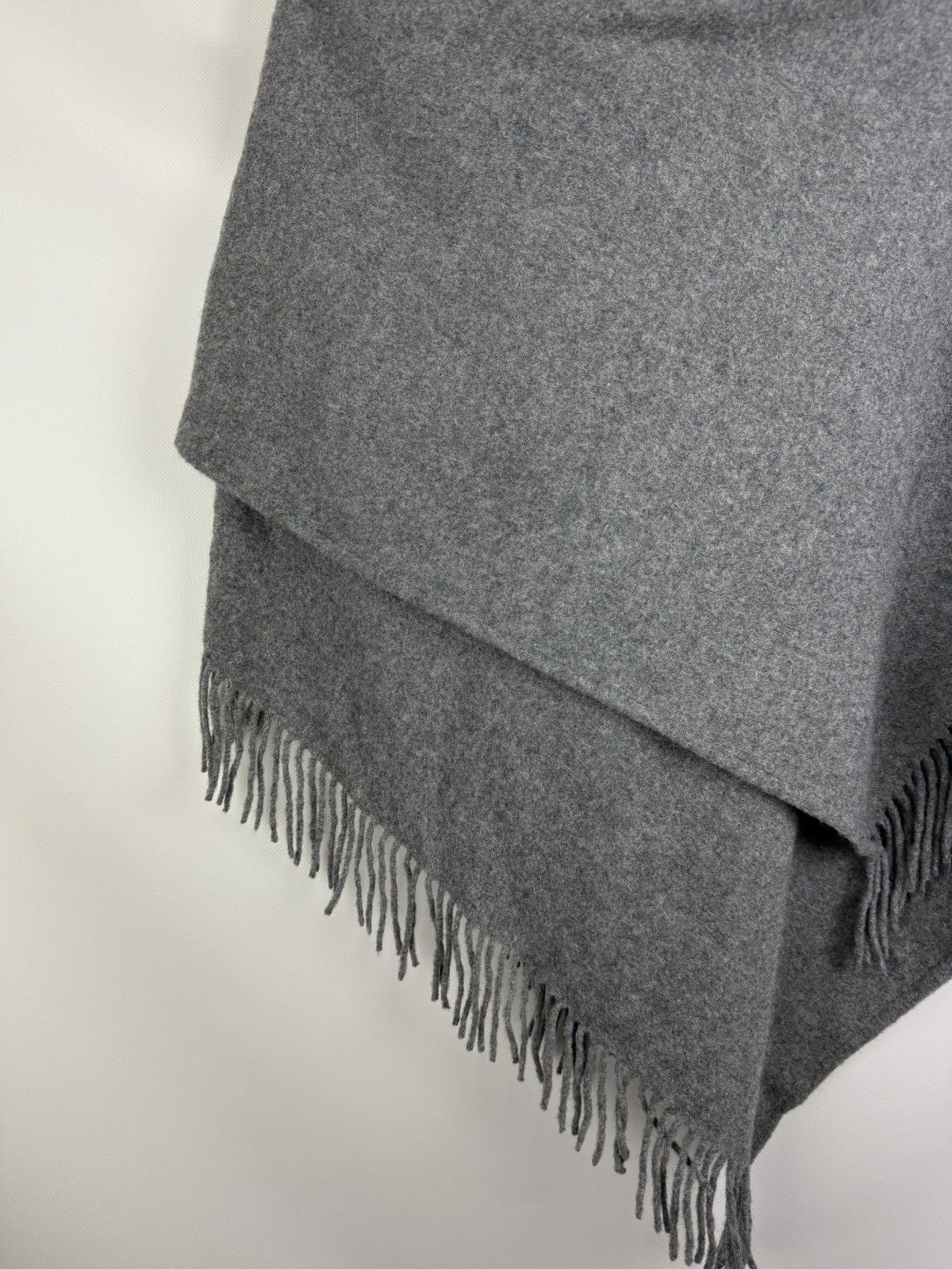 Japanese Brand Rope Ladies Japanese Wool Cape Poncho With Fringe Size ONE SIZE - 14 Thumbnail