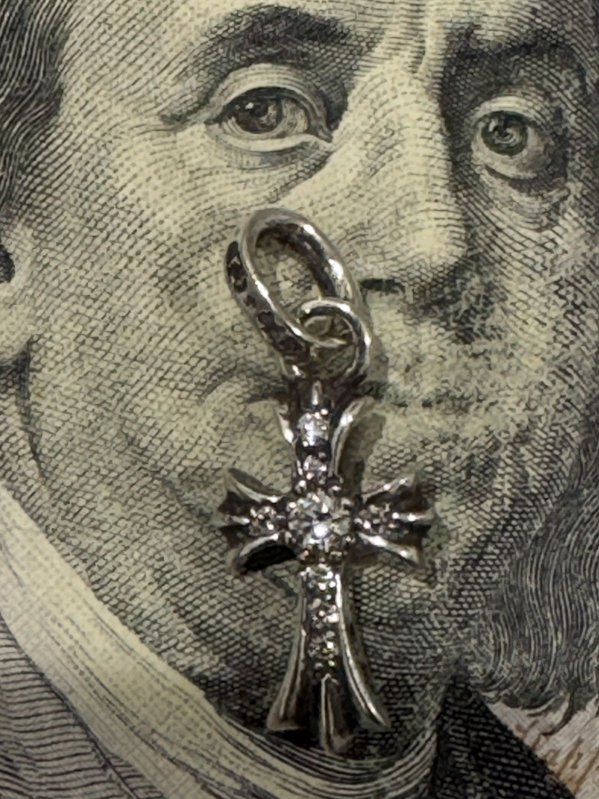 Chrome Hearts Chrome Hearts Baby Fat Pedant w/ Pave Diamonds Size ONE SIZE - 7 Thumbnail