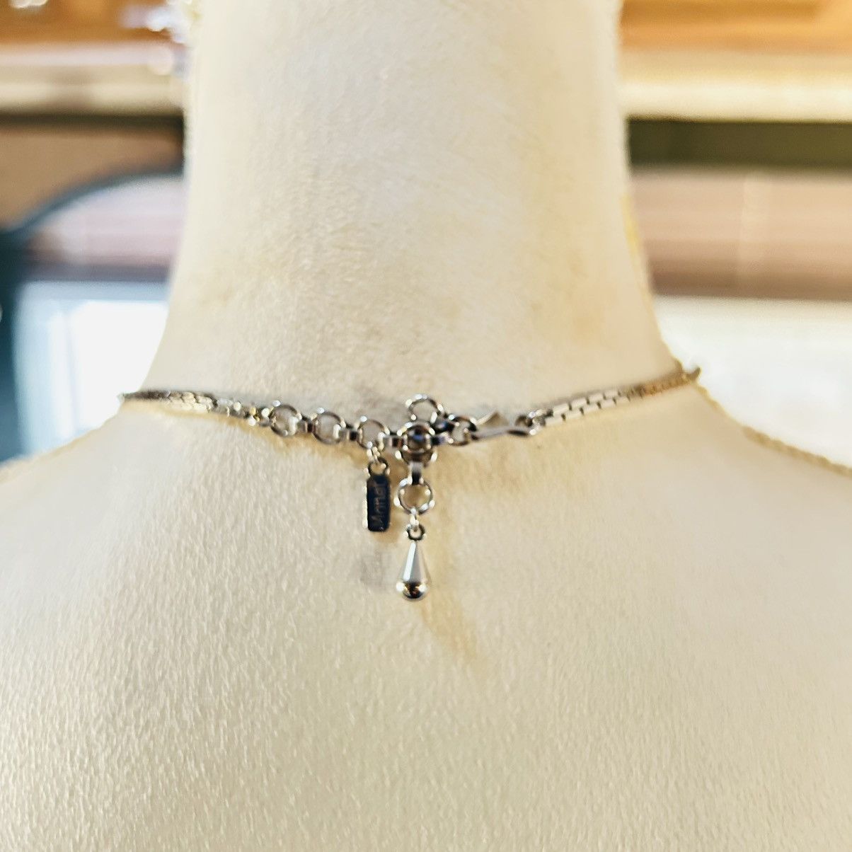 Vintage Vintage Monet silver chain hook clasp necklace Size ONE SIZE - 4 Thumbnail