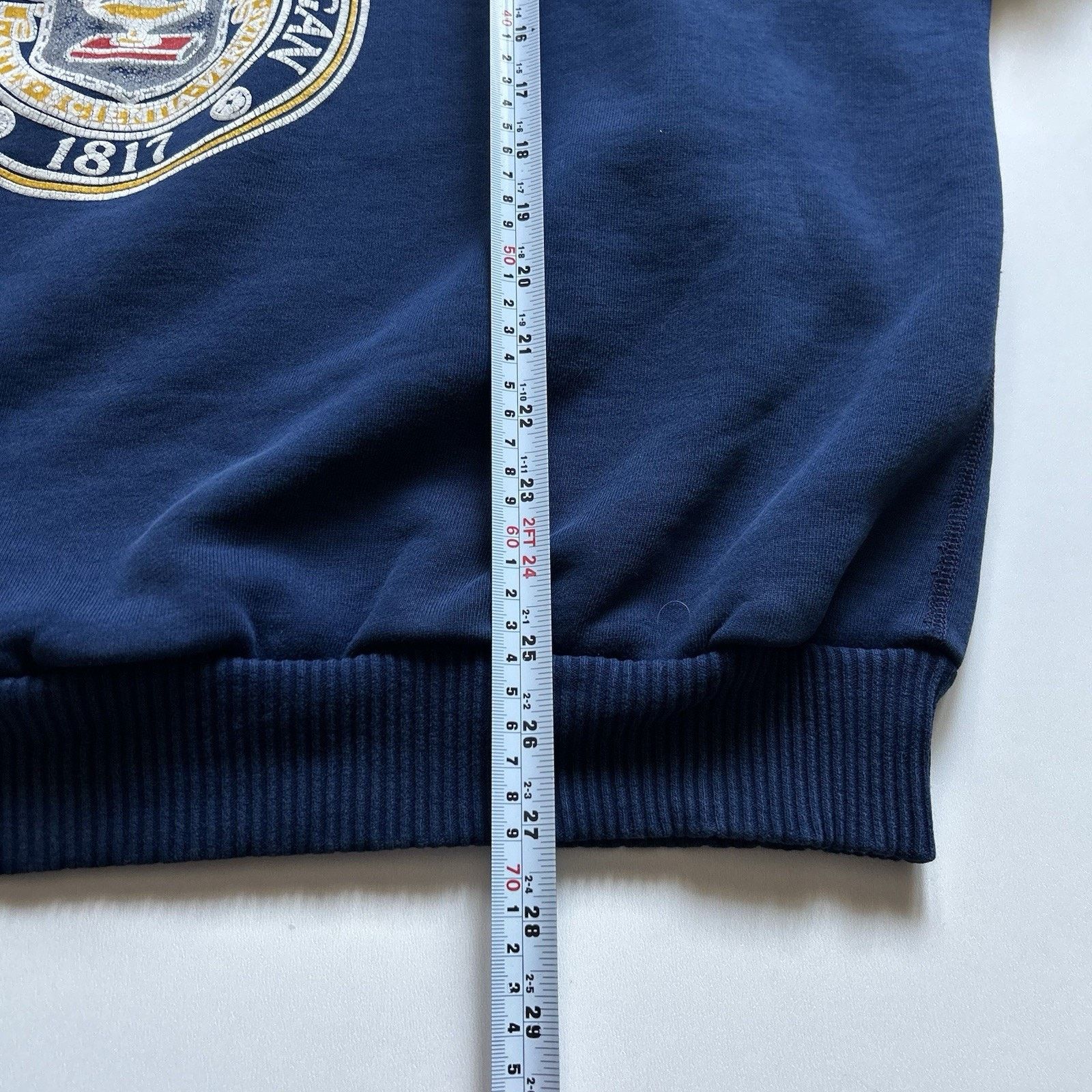 NCAA Vintage 90s The University Of Michigan Crewneck XL USA NCAA Size US XL / EU 56 / 4 - 6 Thumbnail