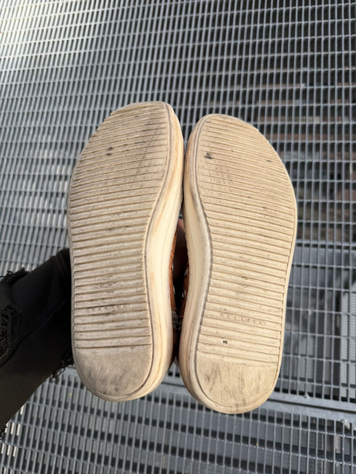 Rick Owens Drkshdw Rick Owens Drkshdw Papaya Foil Ramones Size US 6.5 / IT 36.5 - 9 Thumbnail